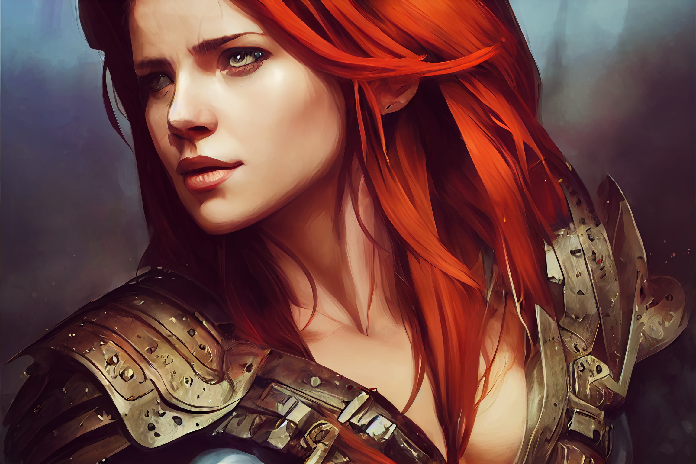 Red Sonja Barbarian Redhead Women 2304x1536