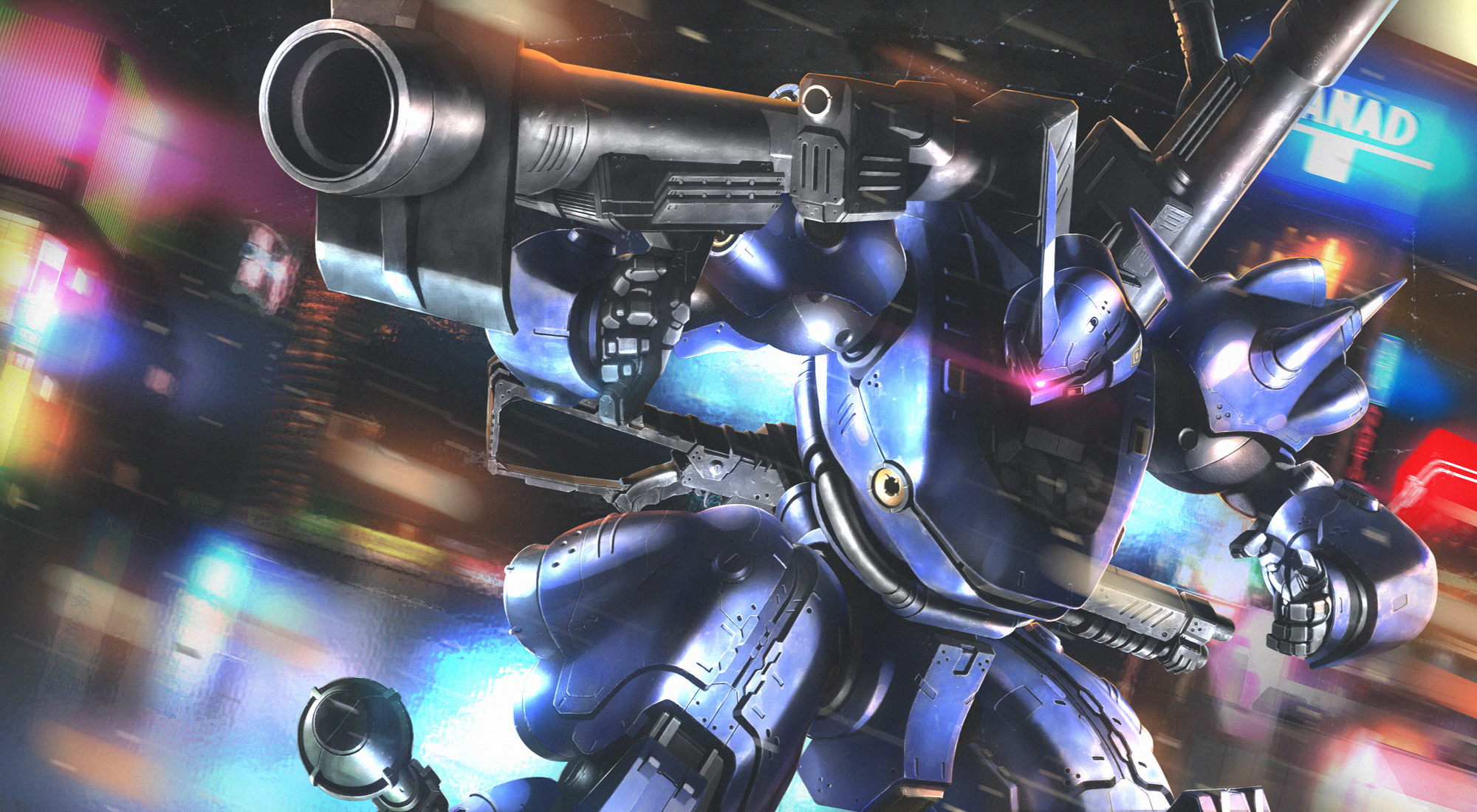 Kampfer Mobile Suit Gundam 0080 War In The Pocket Anime Mechs Mobile Suit Super Robot Taisen Artwork 2000x1100