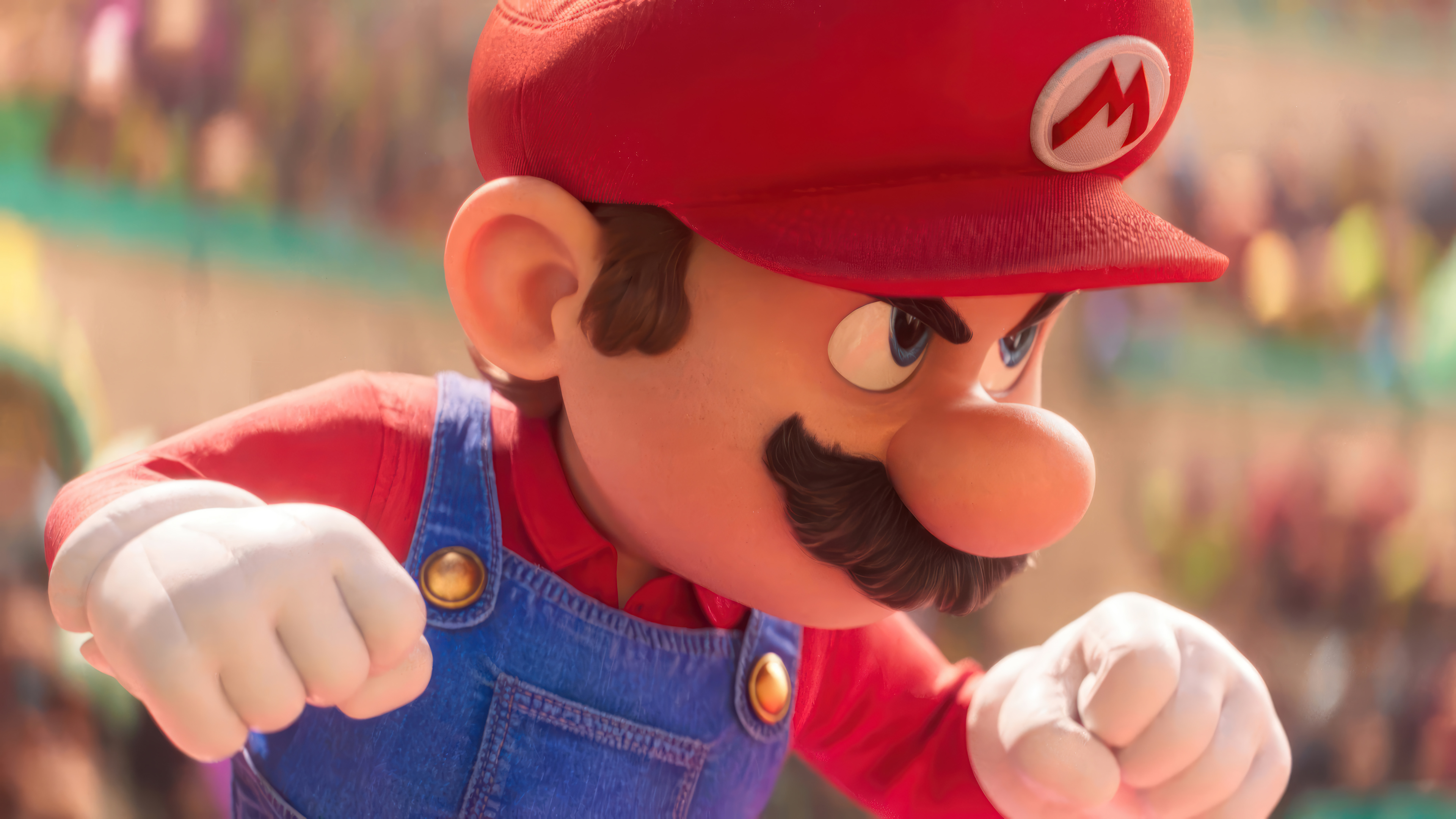 Mario Movie Characters Film Stills CGi Hat Gloves Moustache 3840x2160