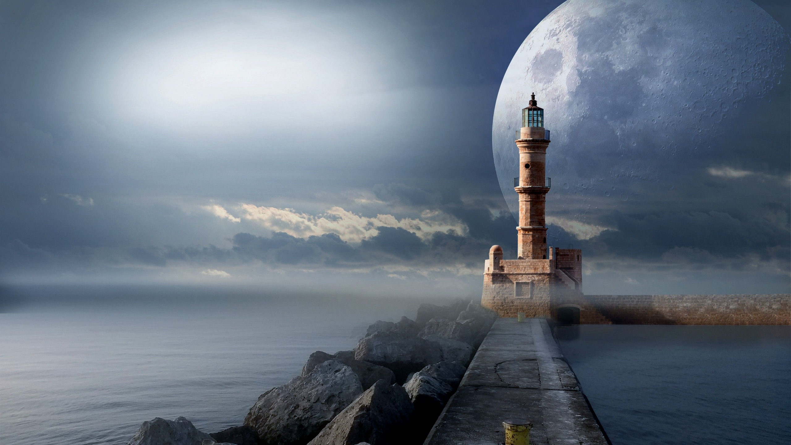 Artistic Lighthouse 2560x1440