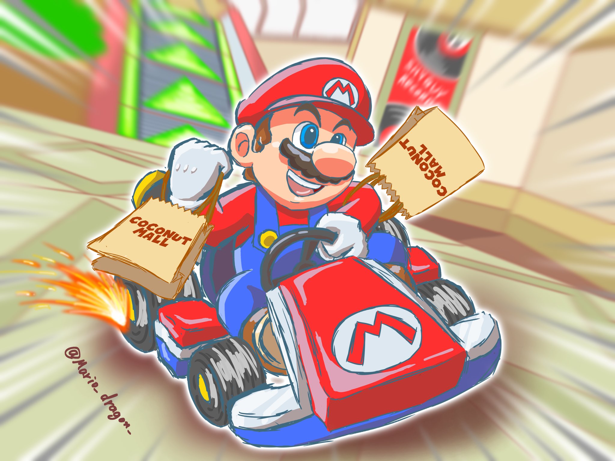 Video Game Mario Kart 2048x1536