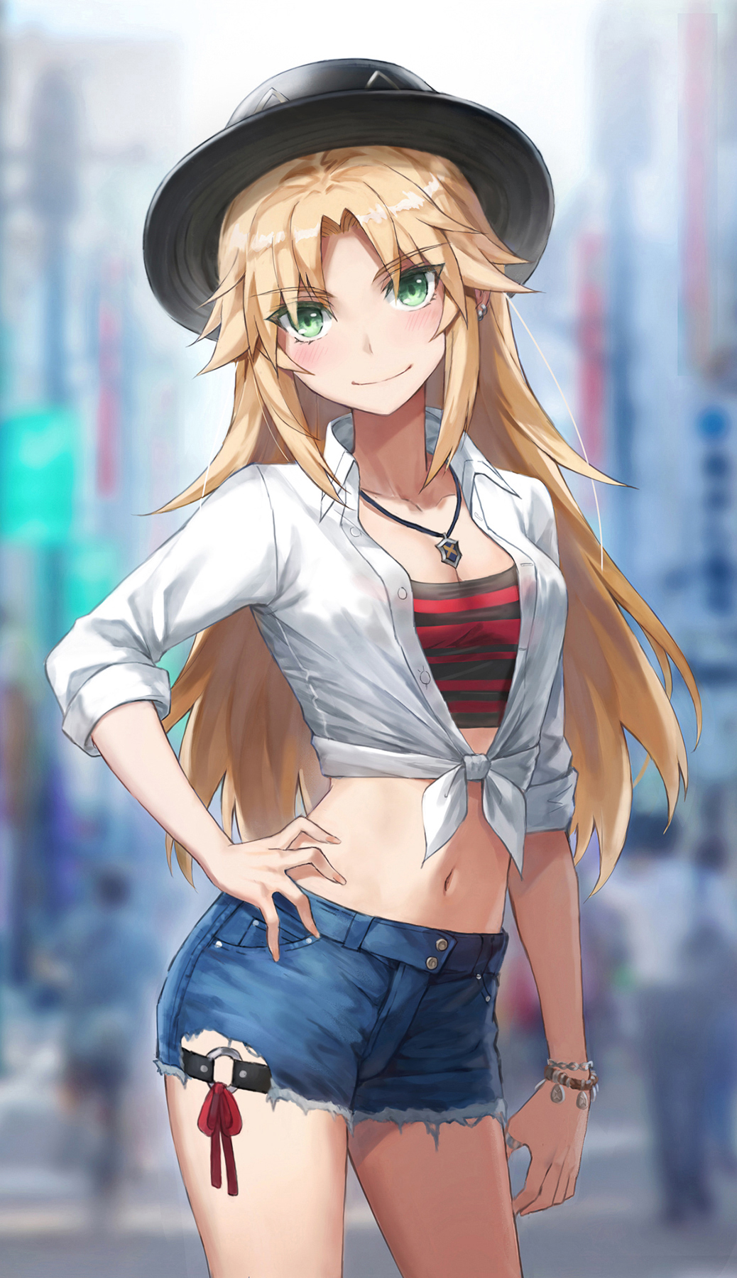 Anime Anime Girls Fate Series Fate Apocrypha Fate Grand Order Mordred Fate Apocrypha Ponytail Long H 1038x1800