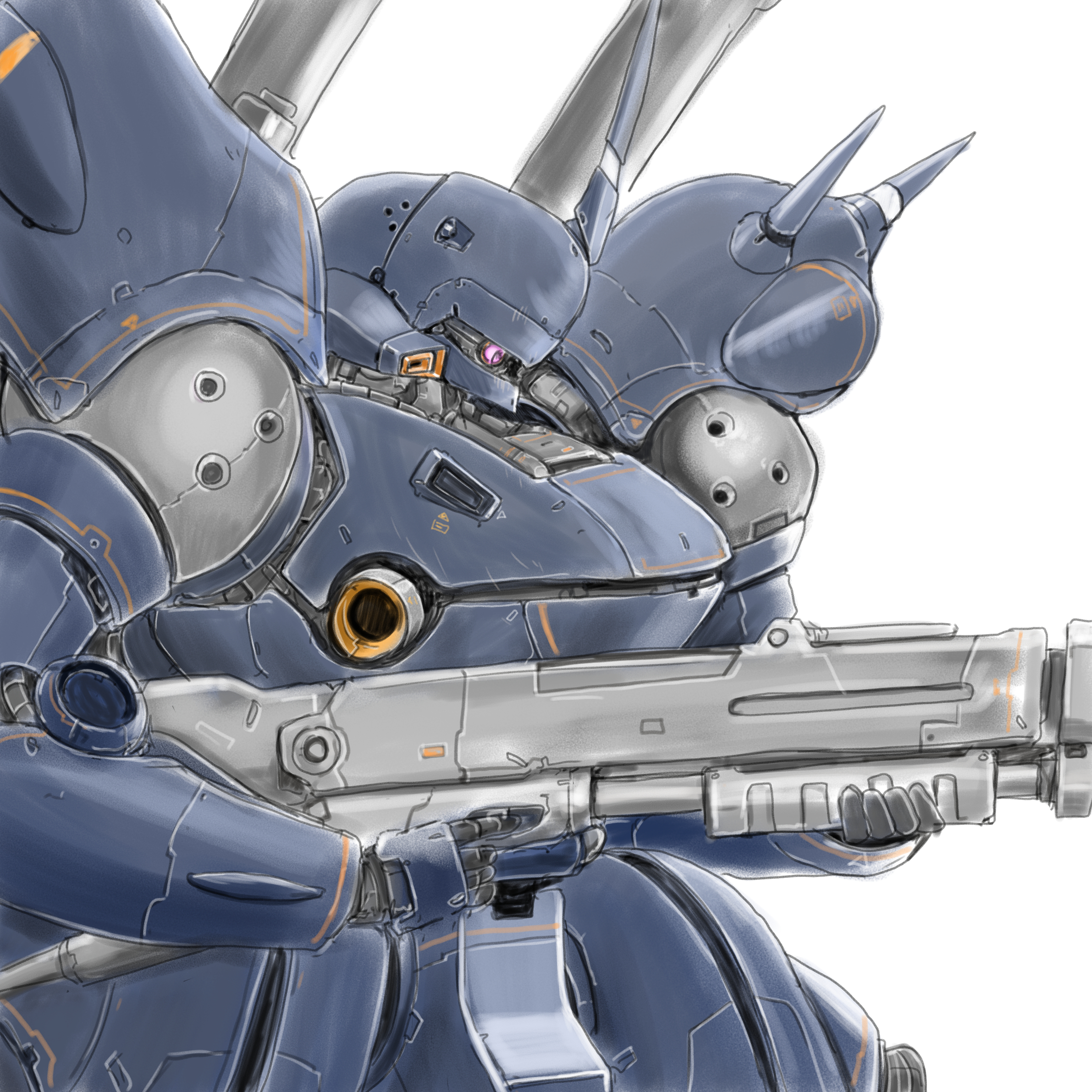 Kampfer Mobile Suit Gundam 0080 War In The Pocket Anime Mechs Mobile Suit Super Robot Taisen Artwork 2382x2382