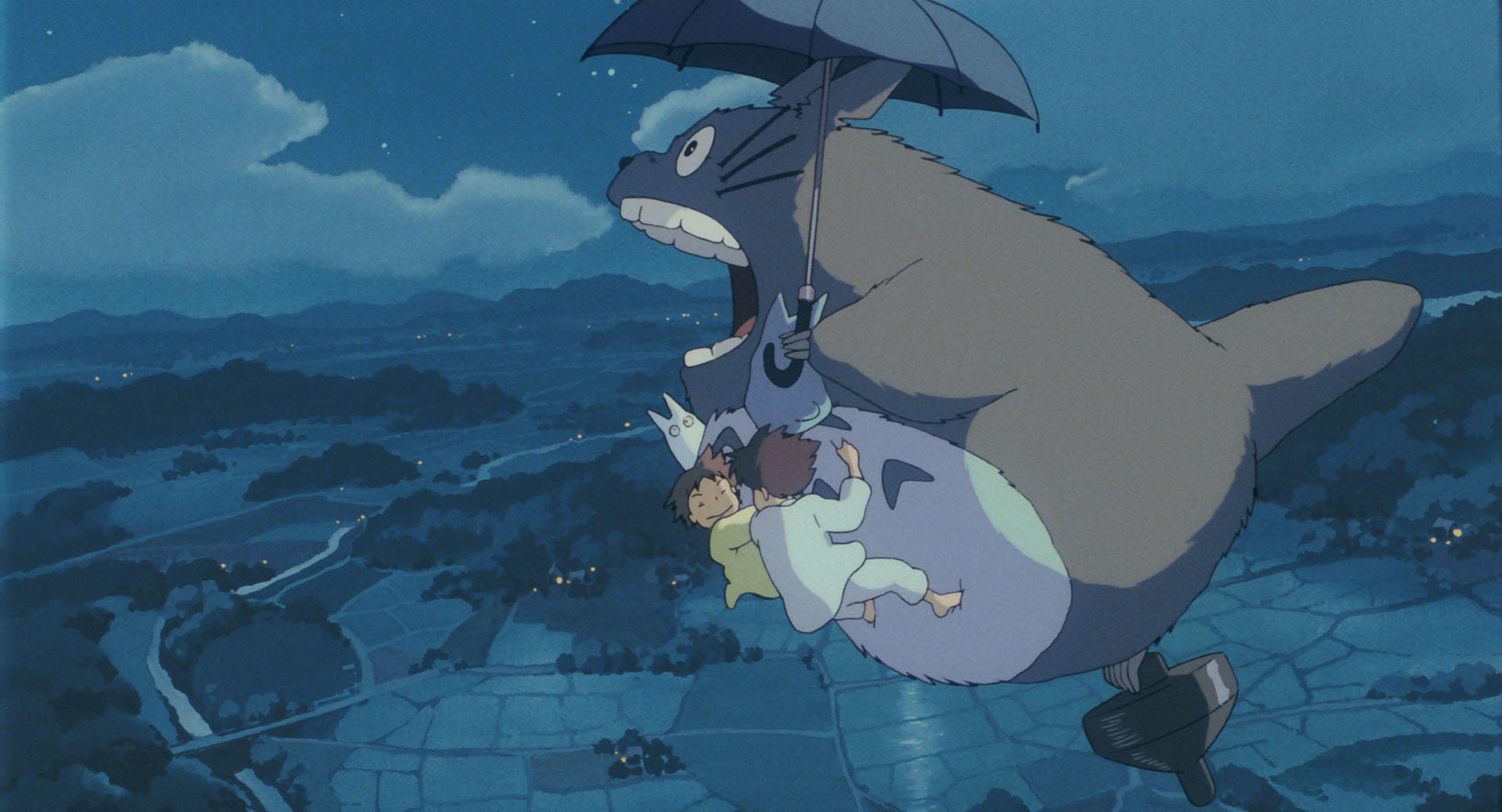 Studio Ghibli Anime Cartoon Japanese My Neighbor Totoro 1920x1038