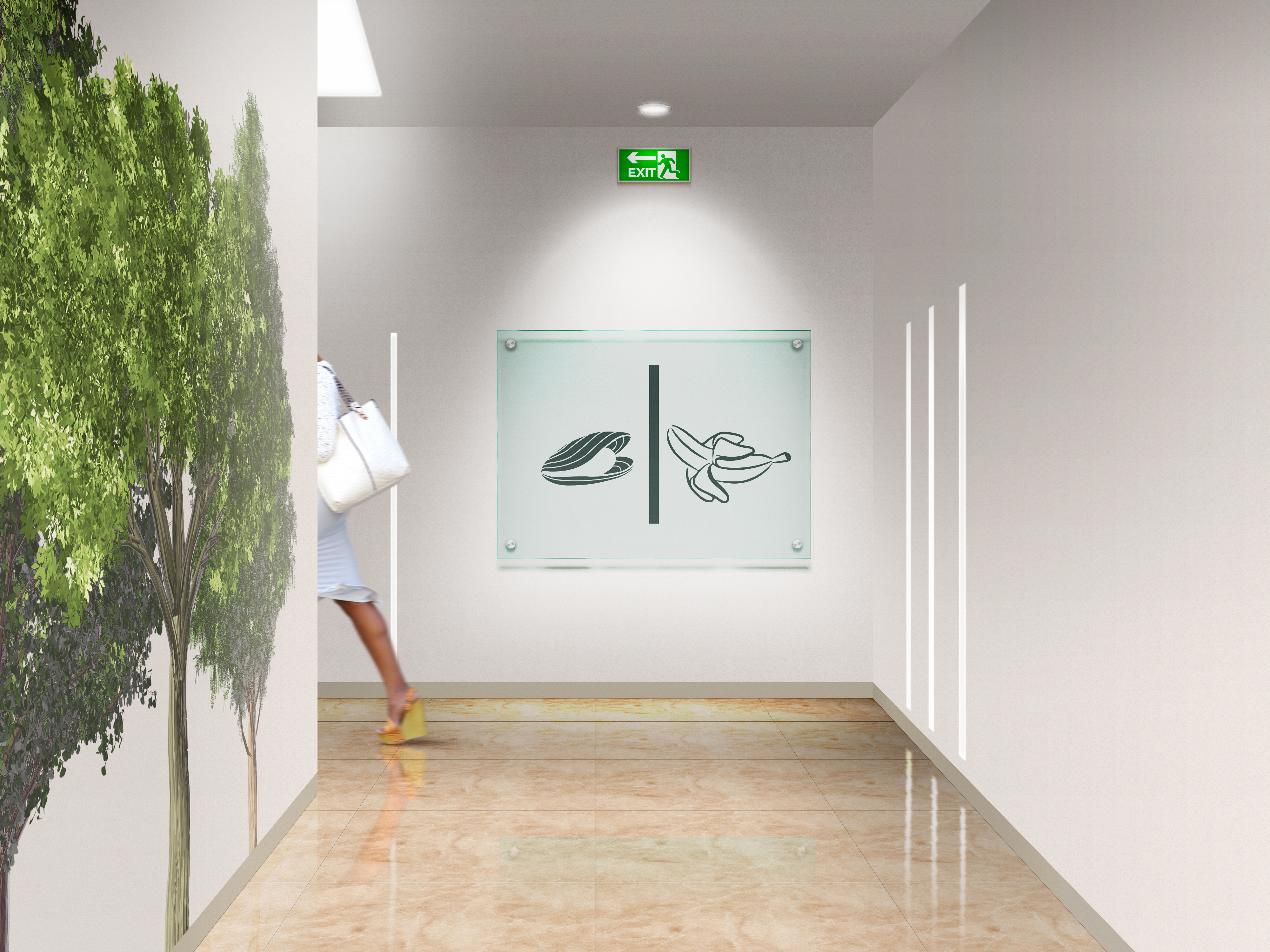 Public Restroom Signs Digital Art 4000x3000