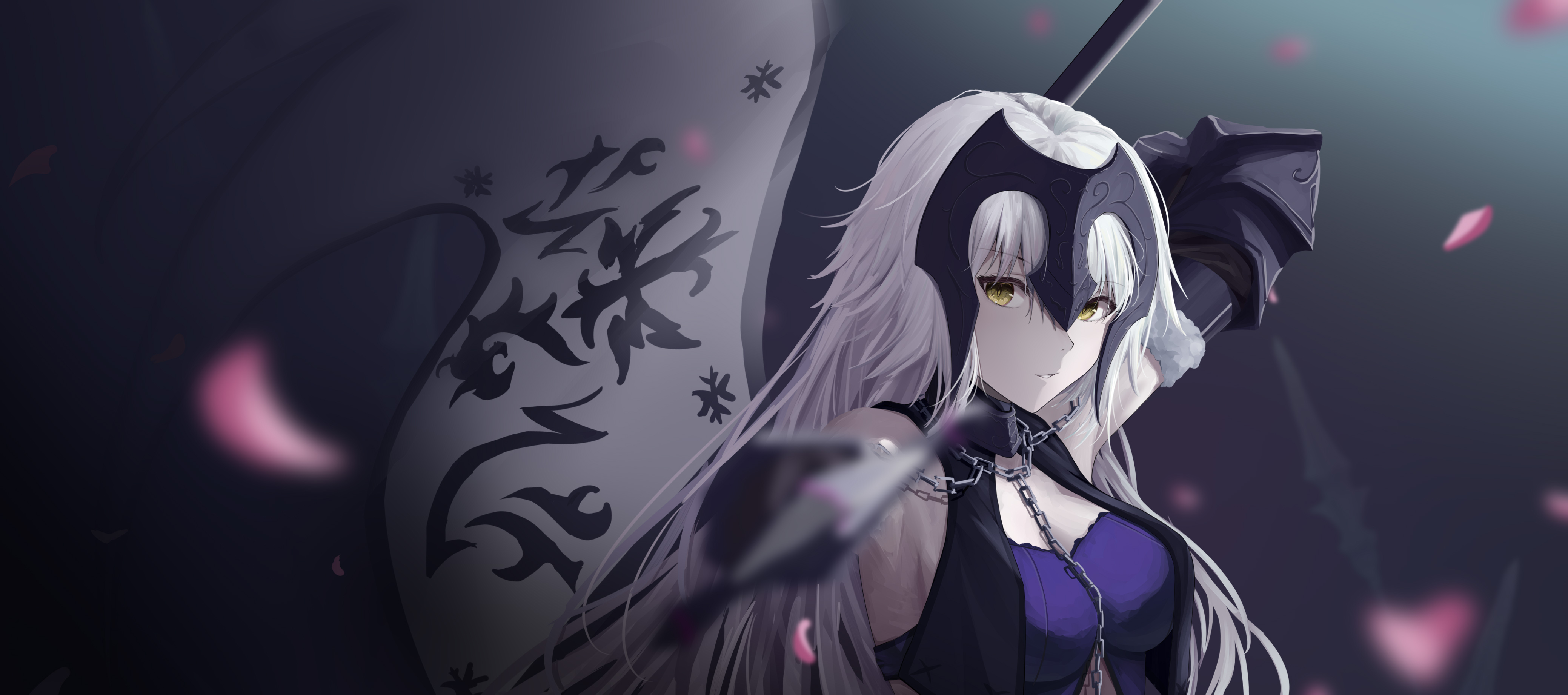 Anime Anime Girls Fate Series Fate Grand Order Jeanne Alter Fate Grand Order Avenger Fate Grand Orde 4156x1842