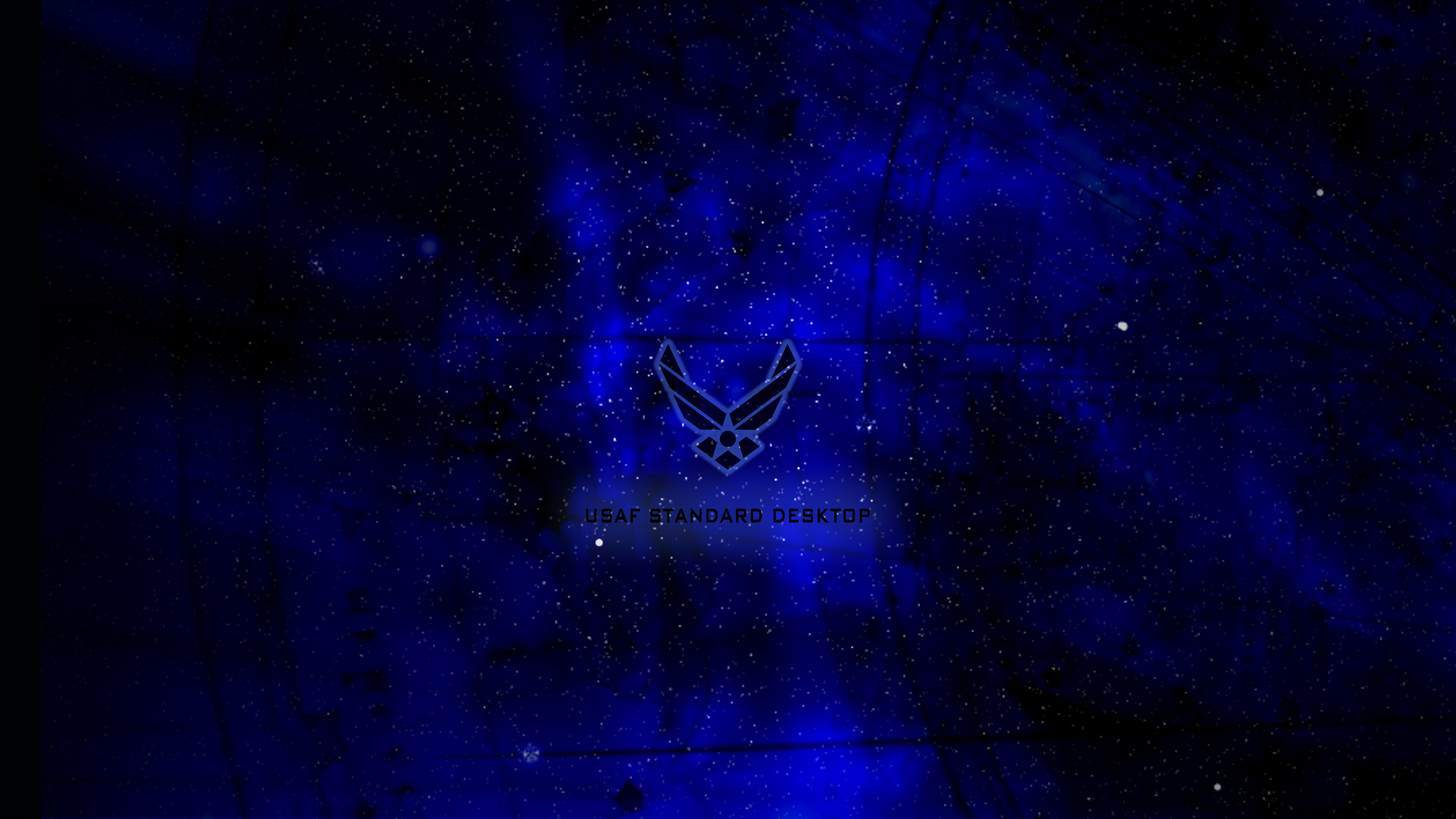 US Air Force Cyber Military Simple Background 4800x2700