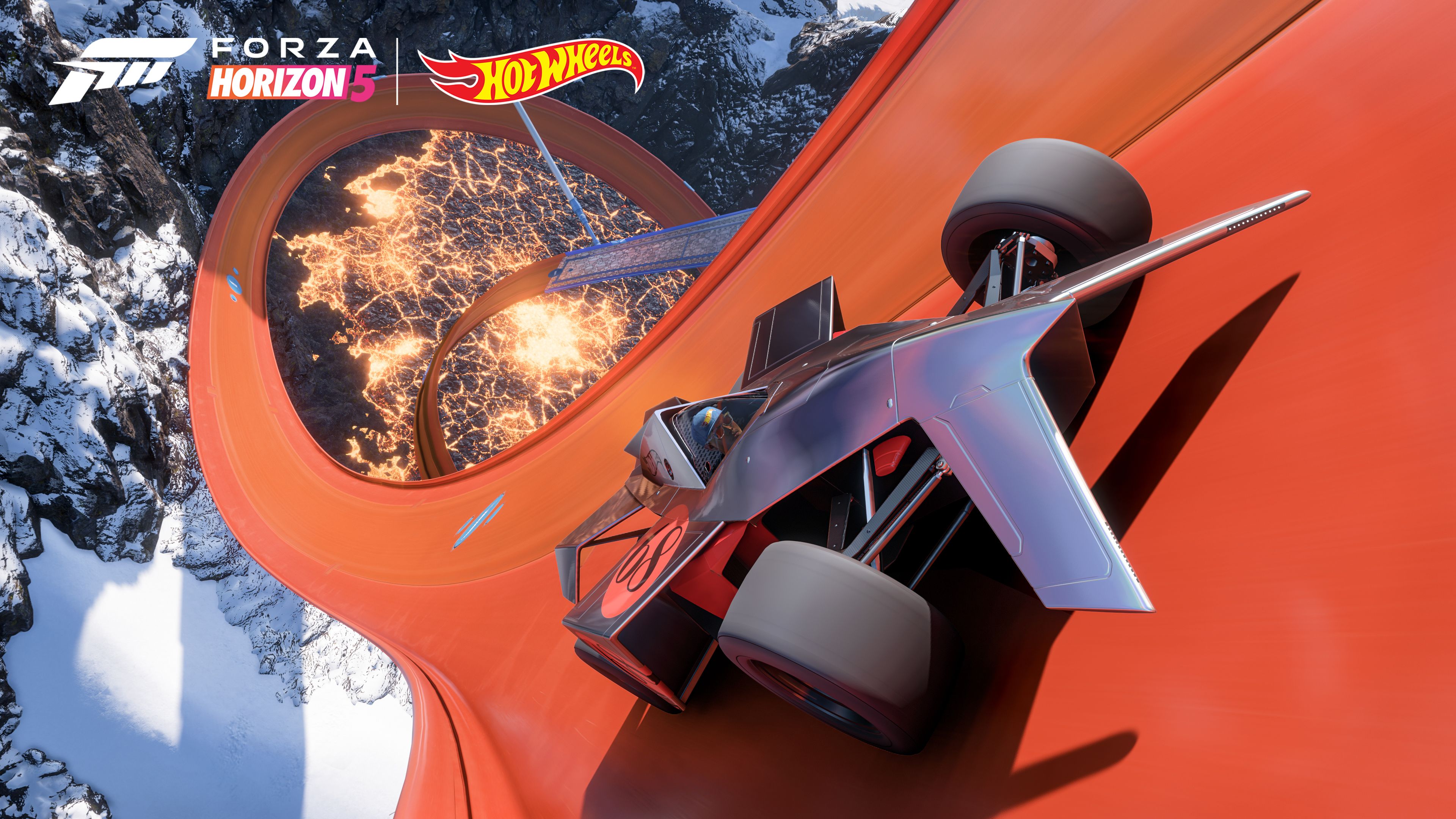 Forza Horizon 5 Video Games CGi Car Race Tracks Logo Race Cars 3840x2160
