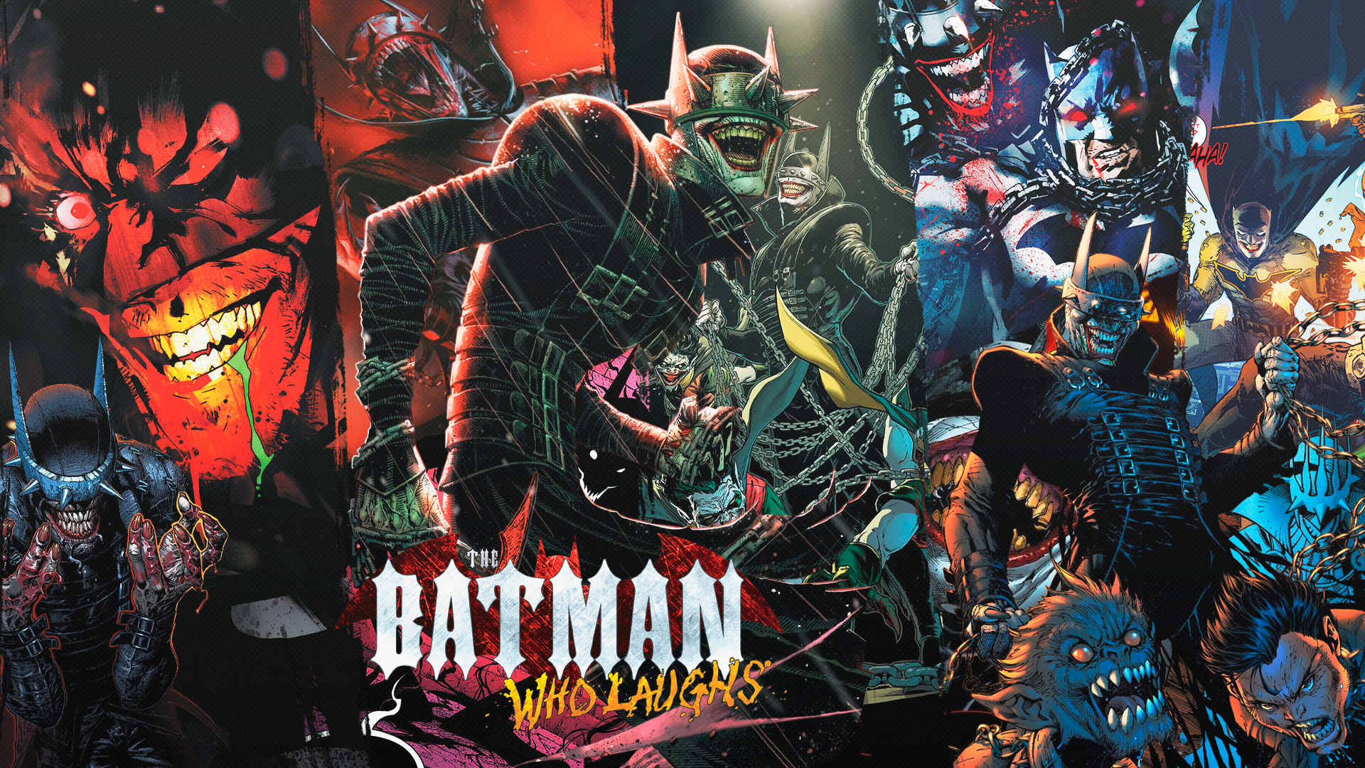 Collage Batman Logo Comic Art Comics Batman 1920x1080