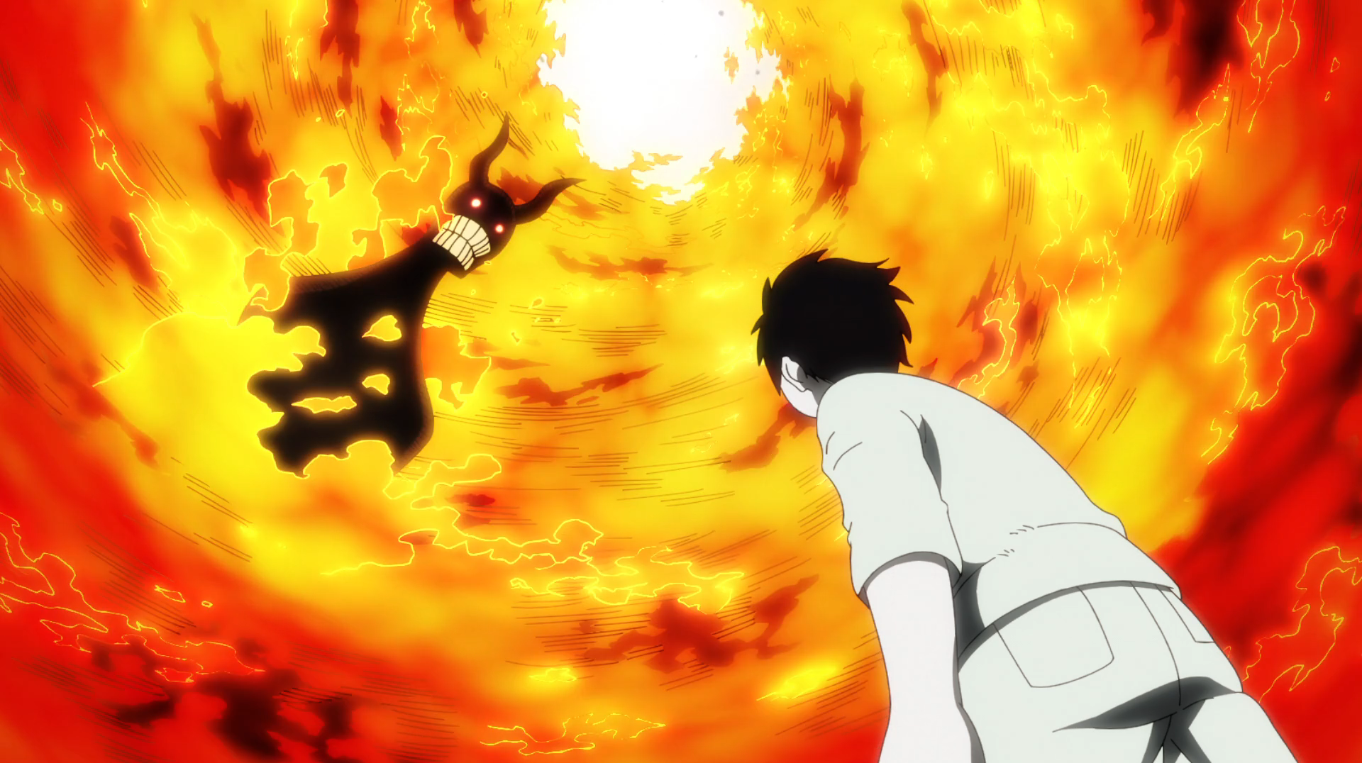 Shinra Devil Kusakabe Shinra Kusakabe Shinra Demon Enen No Shouboutai Anime Anime Boys Fire Anime Sc 1920x1076