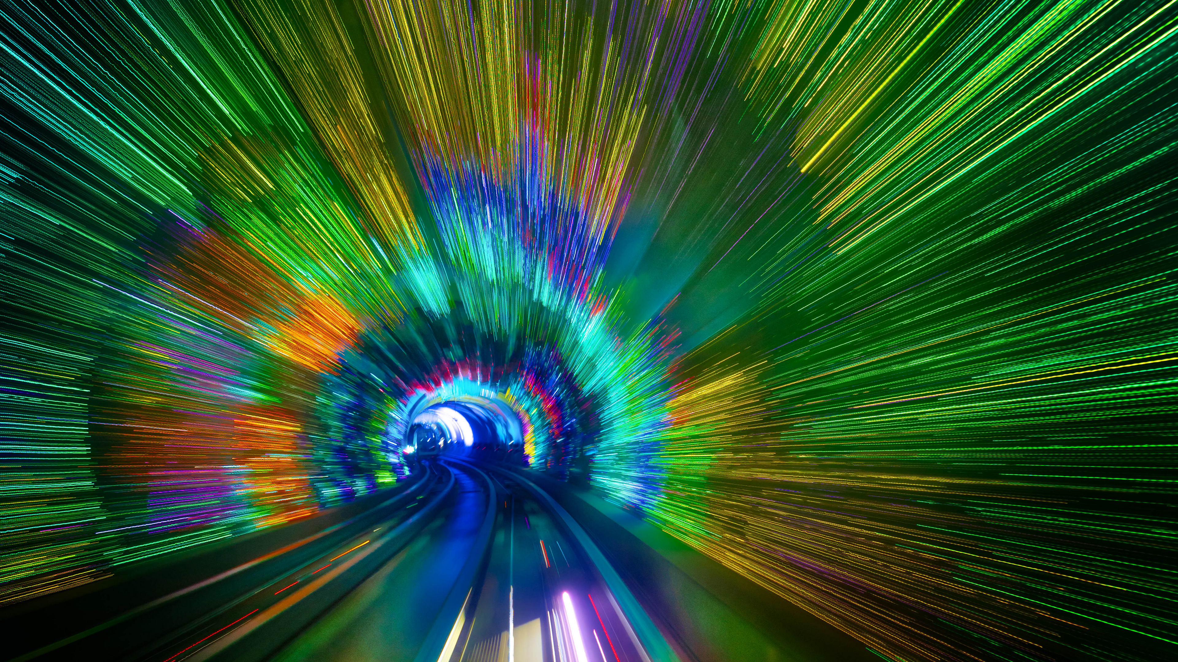 Trey Ratcliff Photography Tunnel Colorful 3840x2160