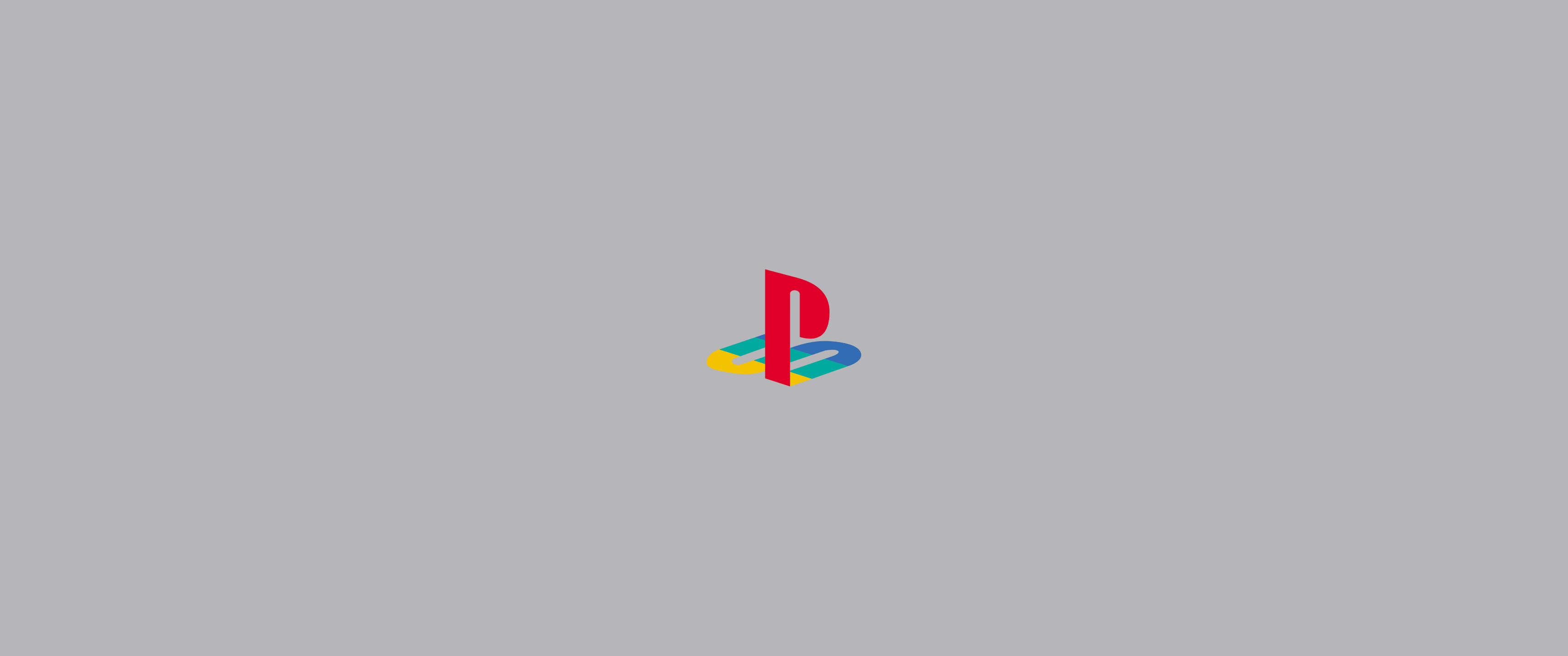 Video Games PlayStation Simple Background Logo Minimalism 3440x1440