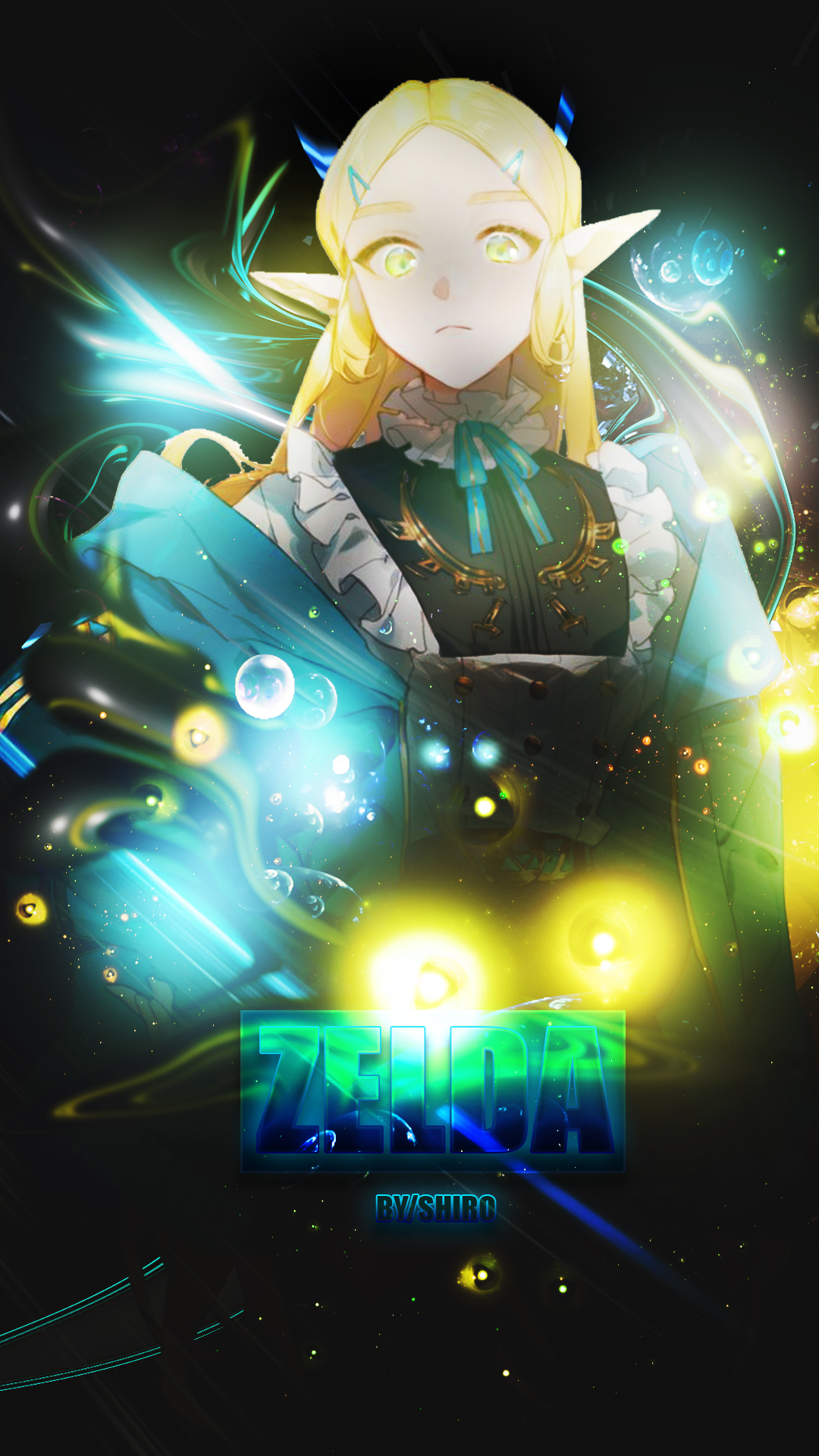 Signature Zelda Pointy Ears Green Eyes Blonde Video Game Girls Fantasy Girl 1080x1920