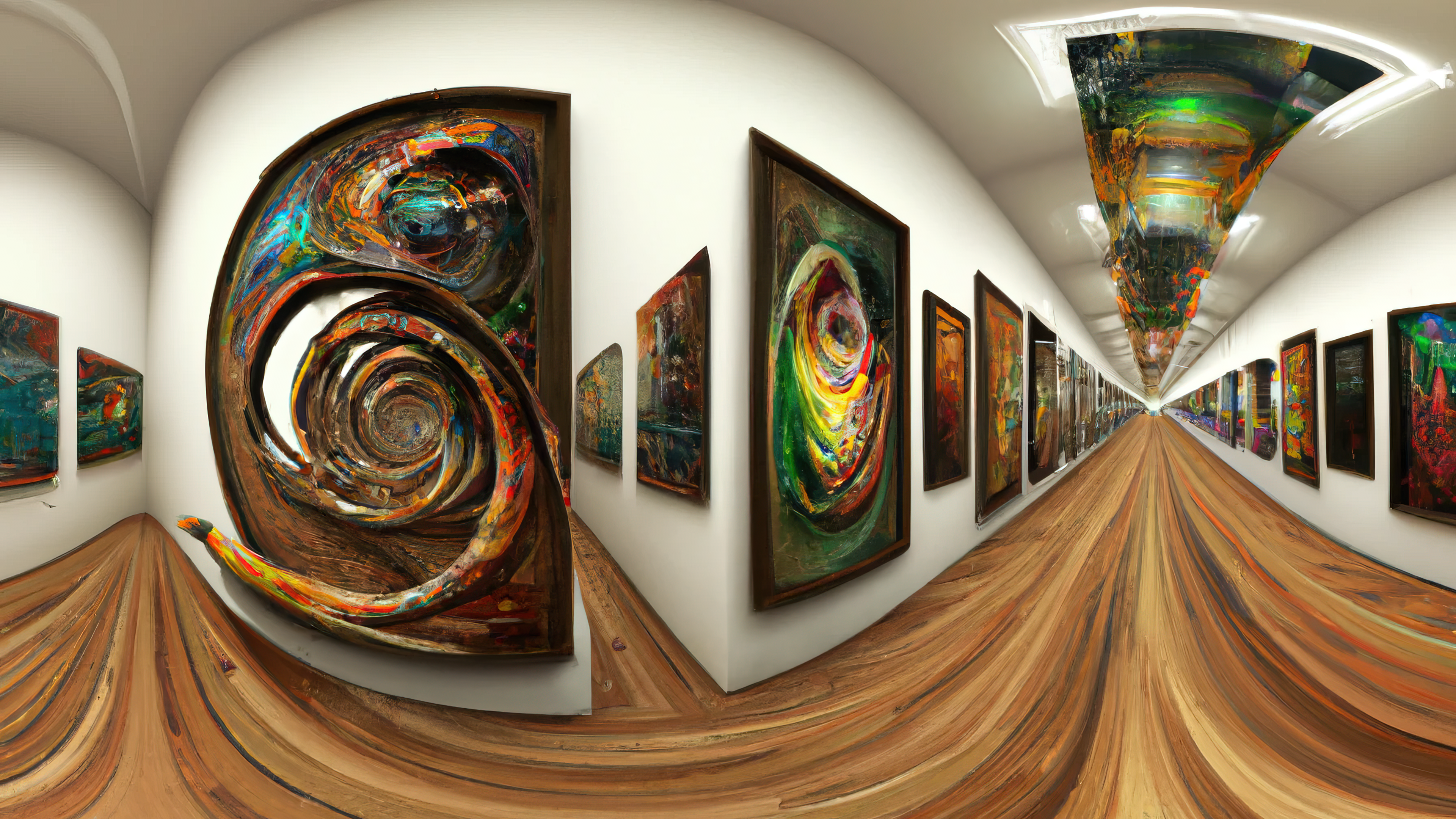 Ai Art Ai Painting Painting Surreal Art Gallery Museum 3840x2160