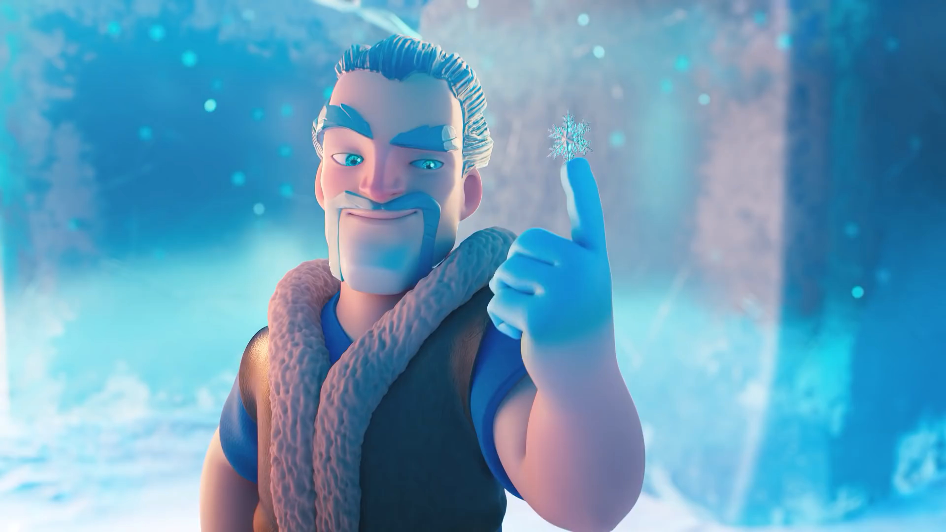 Clash Royale Video Game Art Snowflakes Wizard Looking At Viewer Video Game Characters Video Games Sm 1920x1080