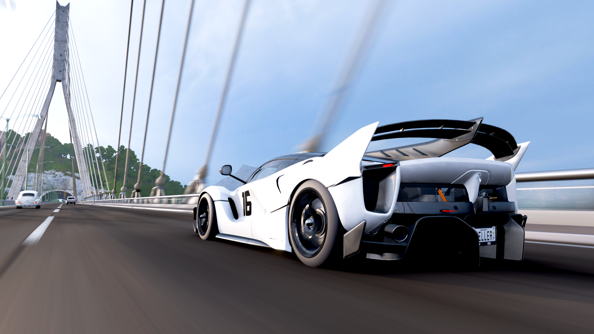 Forza Horizon 5 Video Games Ferrari FXX K Evo Ferrari Car CGi Road 1920x1080