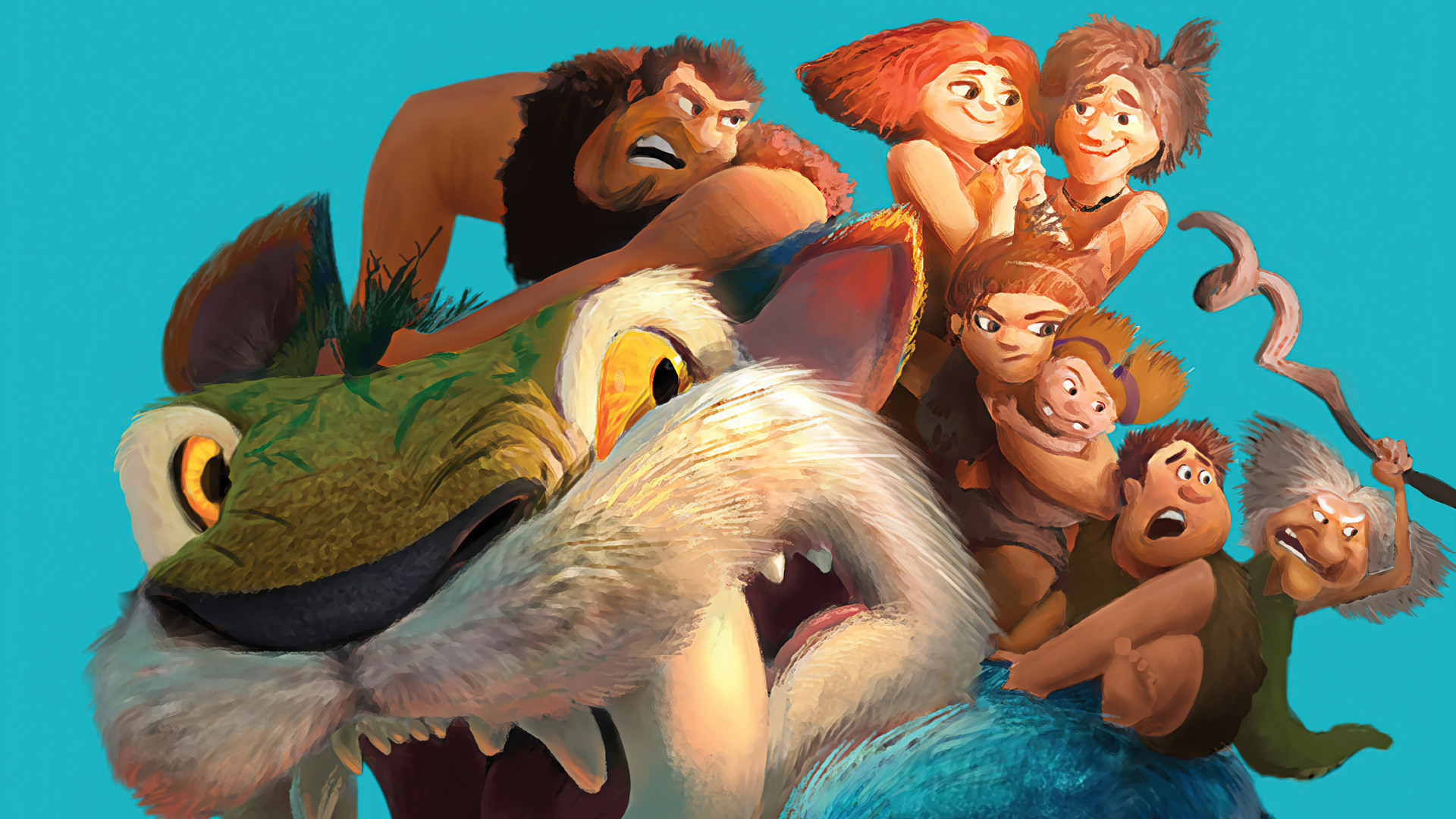 Eep The Croods Guy The Croods Thunk The Croods Grug The Croods Sandy The Croods Ugga The Croods Gran 1920x1080