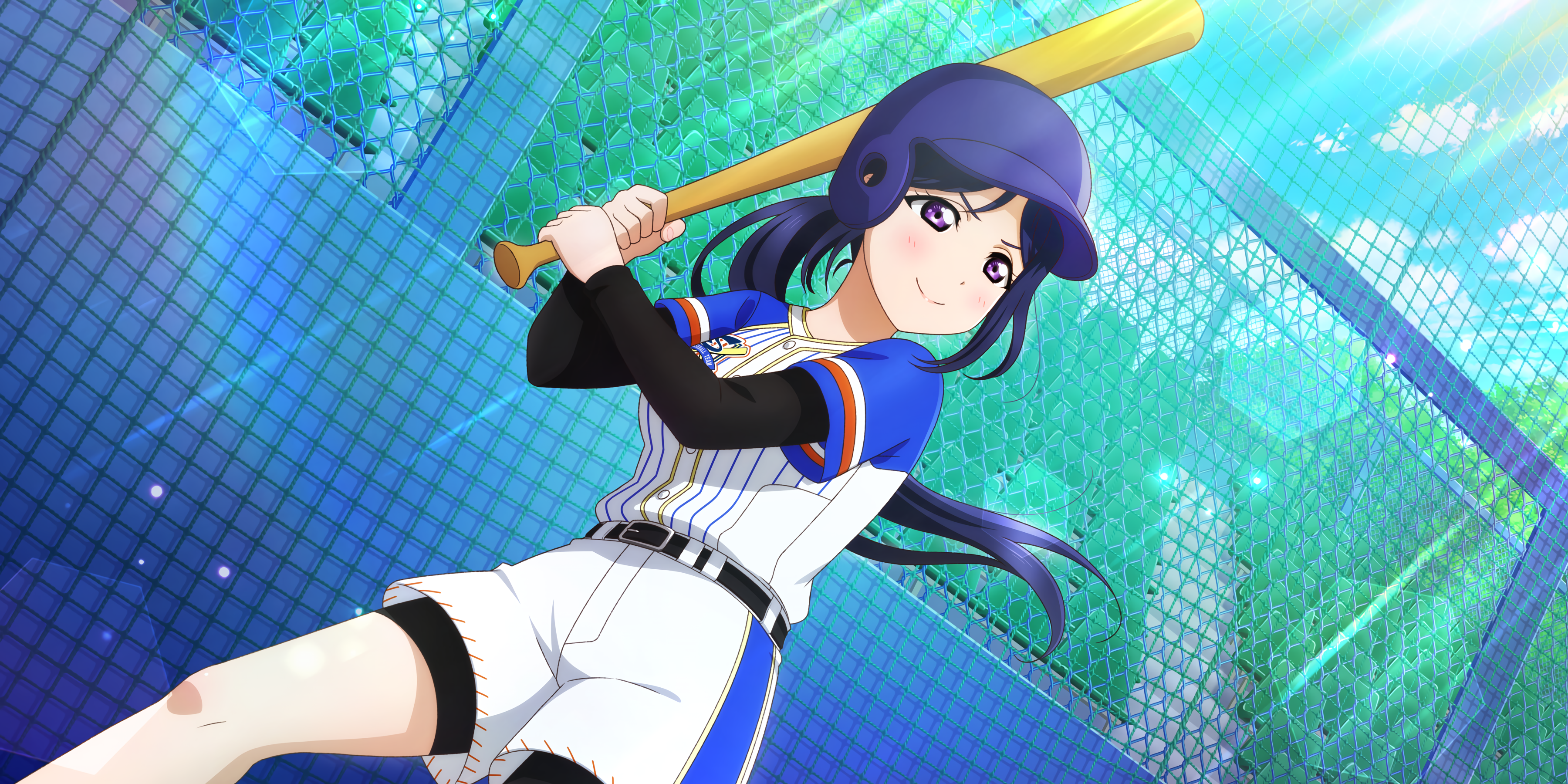 Matsuura Kanan Love Live Sunshine Love Live Anime Girls Anime Baseball Baseball Cap Baseball Shirt L 3600x1800