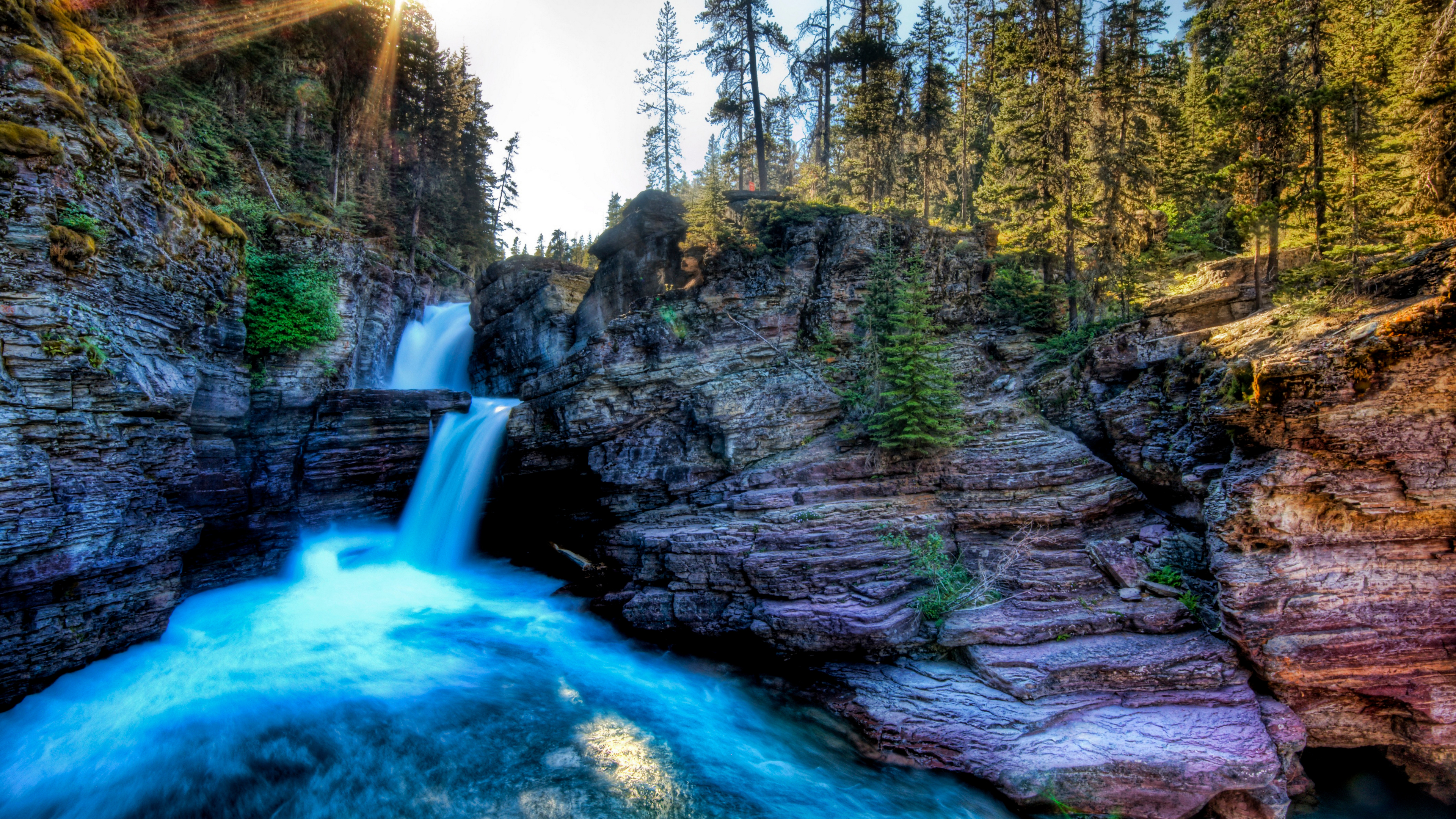 Trey Ratcliff Photography Water Waterfall Trees Nature 3840x2160