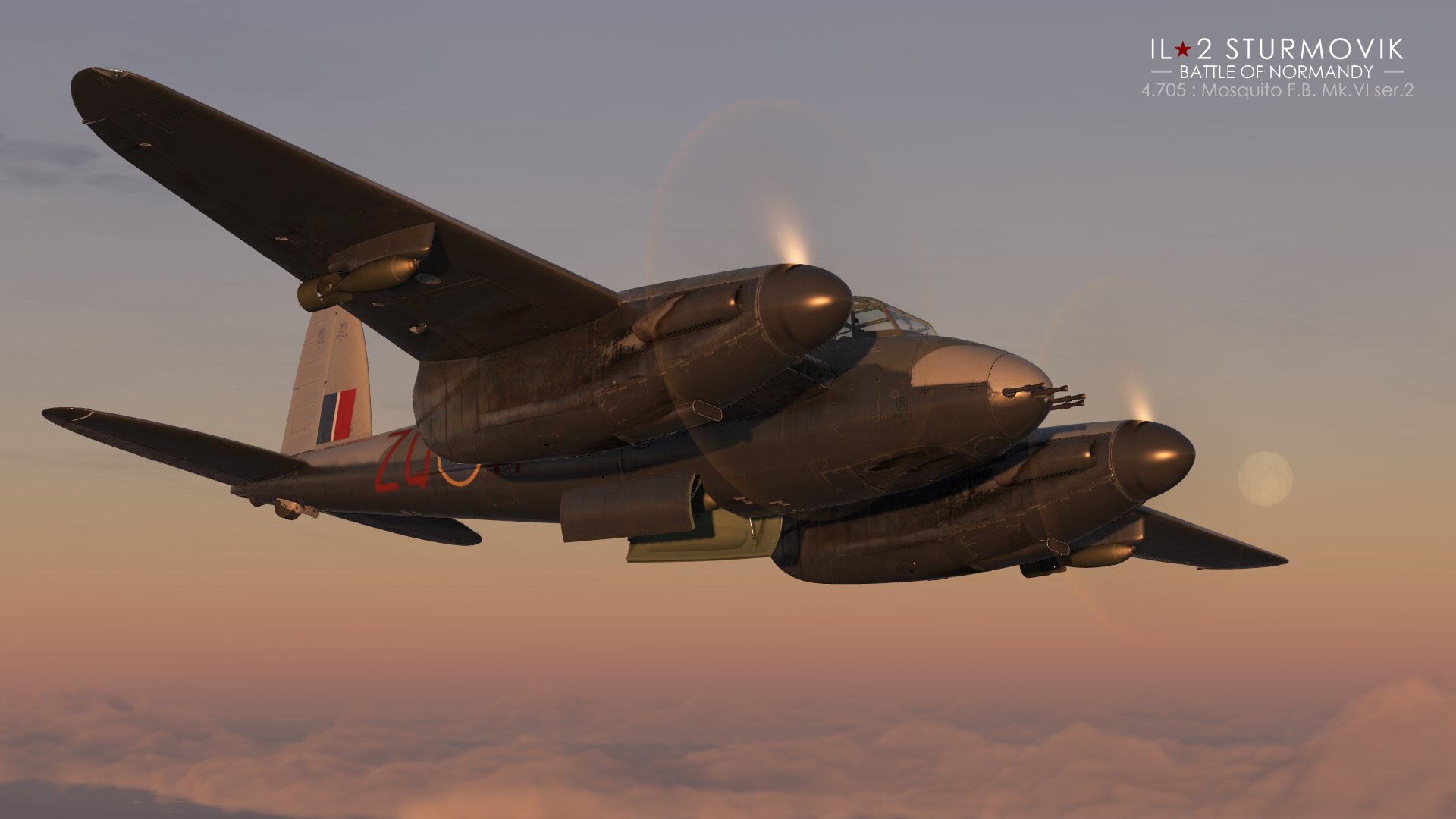 Aircraft Airplane De Havilland Mosquito IL 2 Sturmovik Video Games Simulation 1920x1080