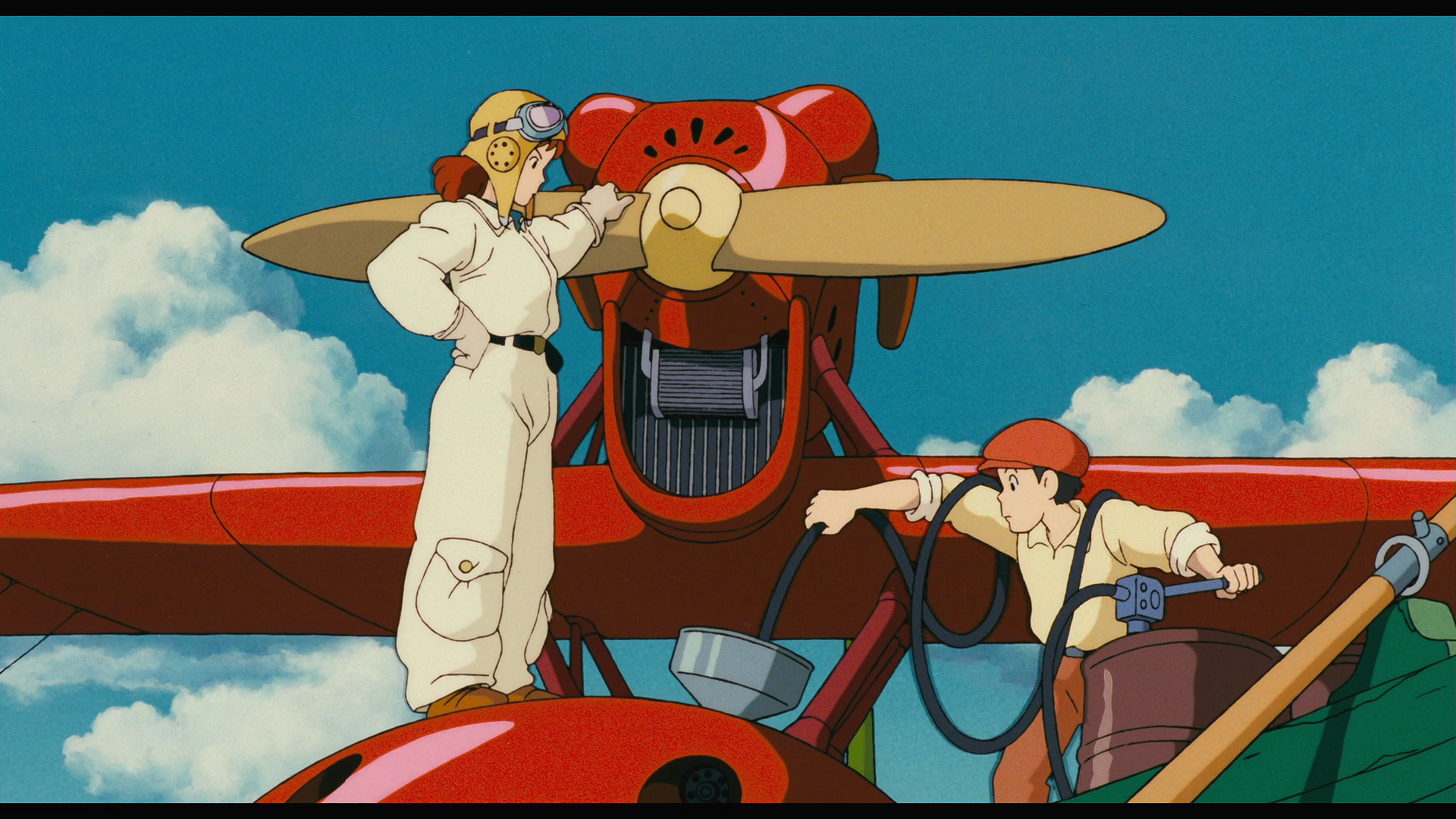 Studio Ghibli Screen Shot Porco Rosso Anime Anime Girls Anime Boys Airplane Anime Screenshot 1920x1080