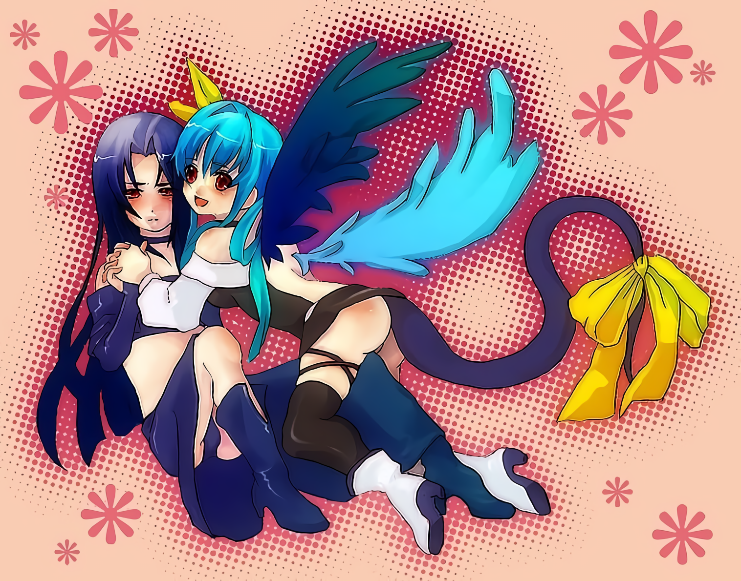 Guilty Gear Dizzy Guilty Gear Testament Guilty Gear Anime Couple Anime Girl With Wings Anime Games T 1516x1190