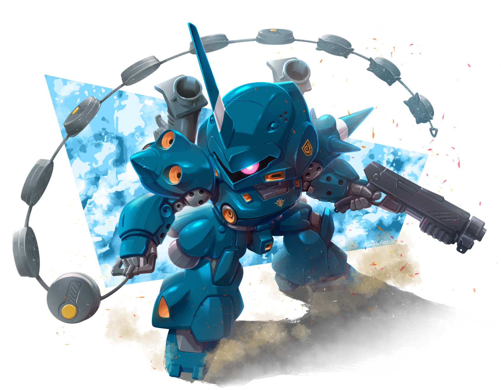 Kampfer Mobile Suit Gundam 0080 War In The Pocket Anime Mechs Mobile Suit Super Robot Taisen Artwork 1694x1319