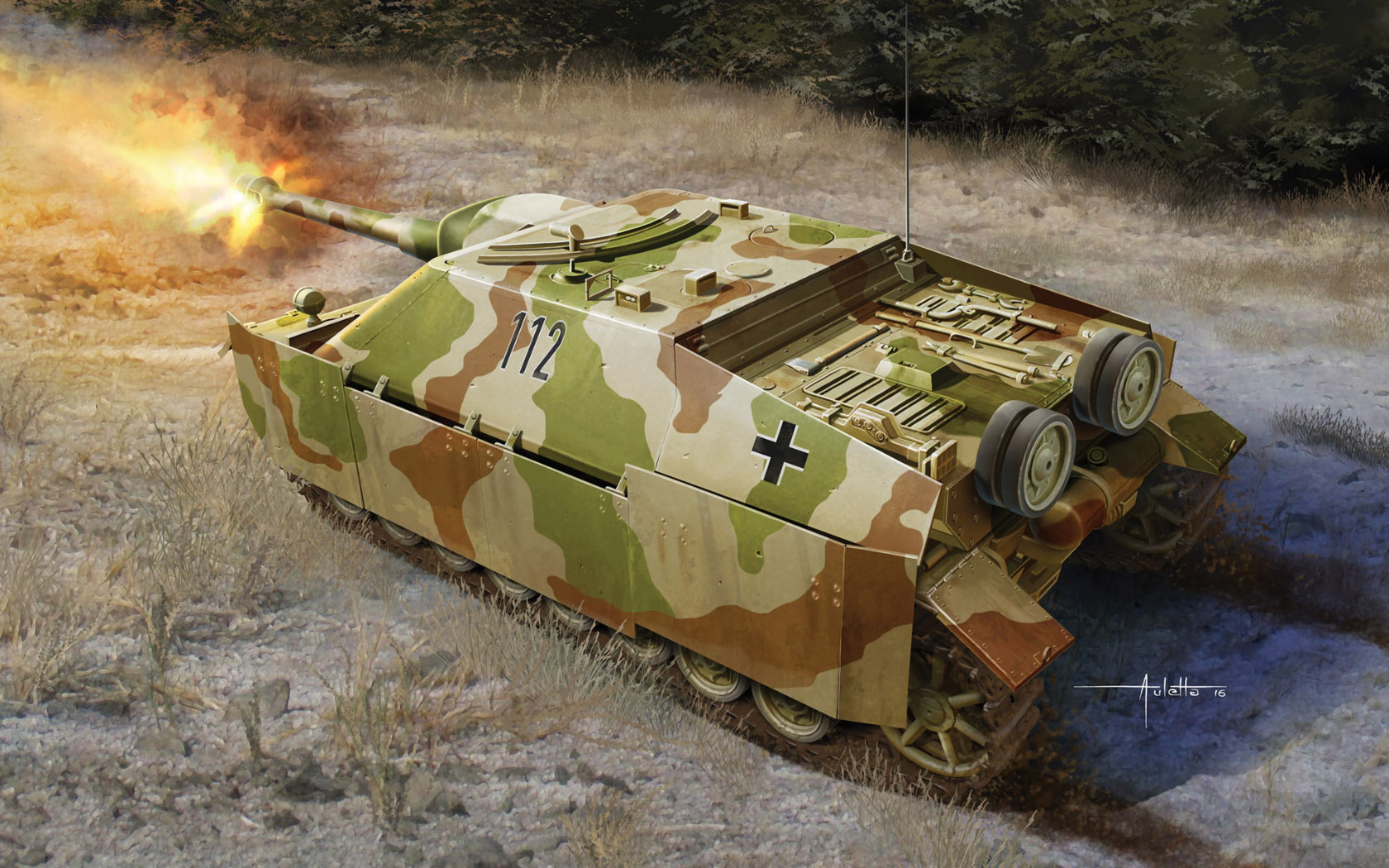 Tank Army Military Military Vehicle Ground Artwork 1680x1050