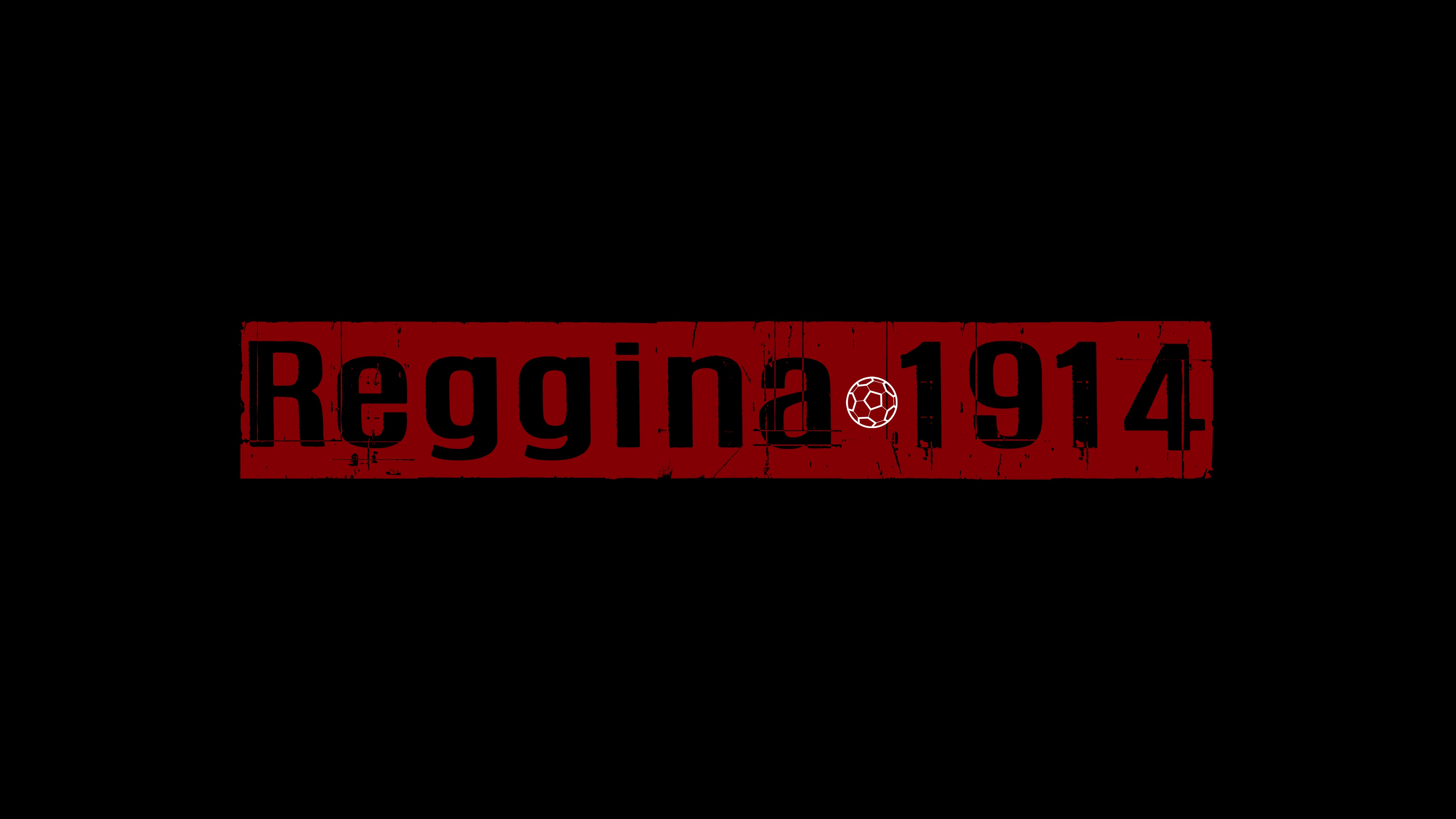 Reggina 1914 Reggio Di Calabria Calabria Soccer Italy Logo Black Background Simple Background Minima 3840x2160