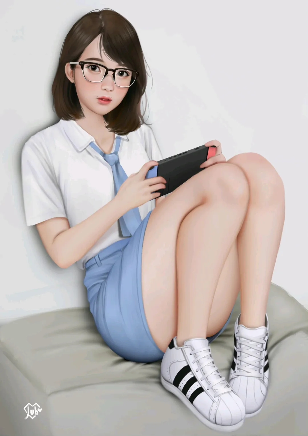 Women Glasses Nintendo Switch Shoes Tie 1080x1528