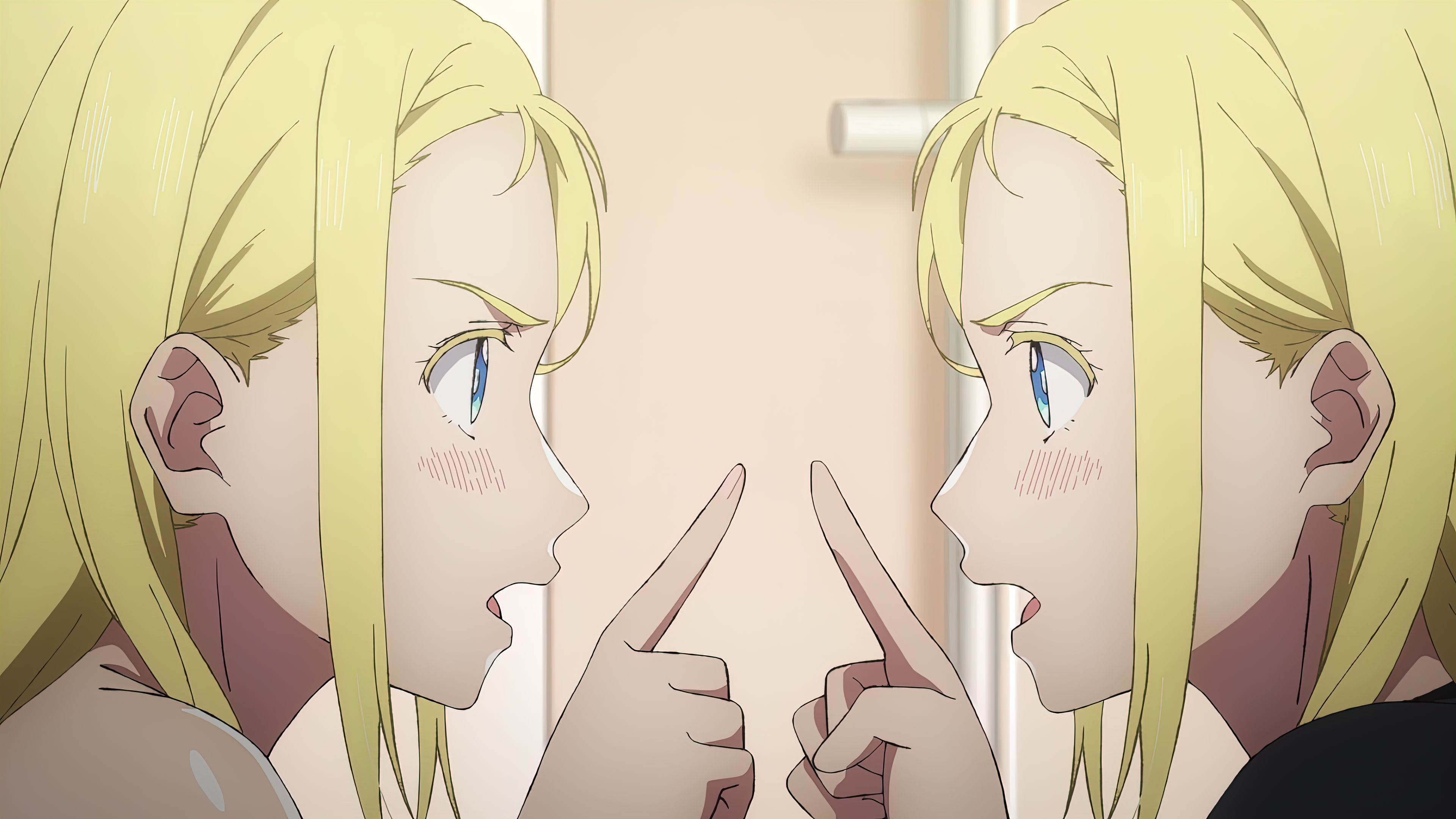 Summer Time Rendering 4K Anime Anime Girls Blonde Anime Screenshot Blue Eyes 3840x2160