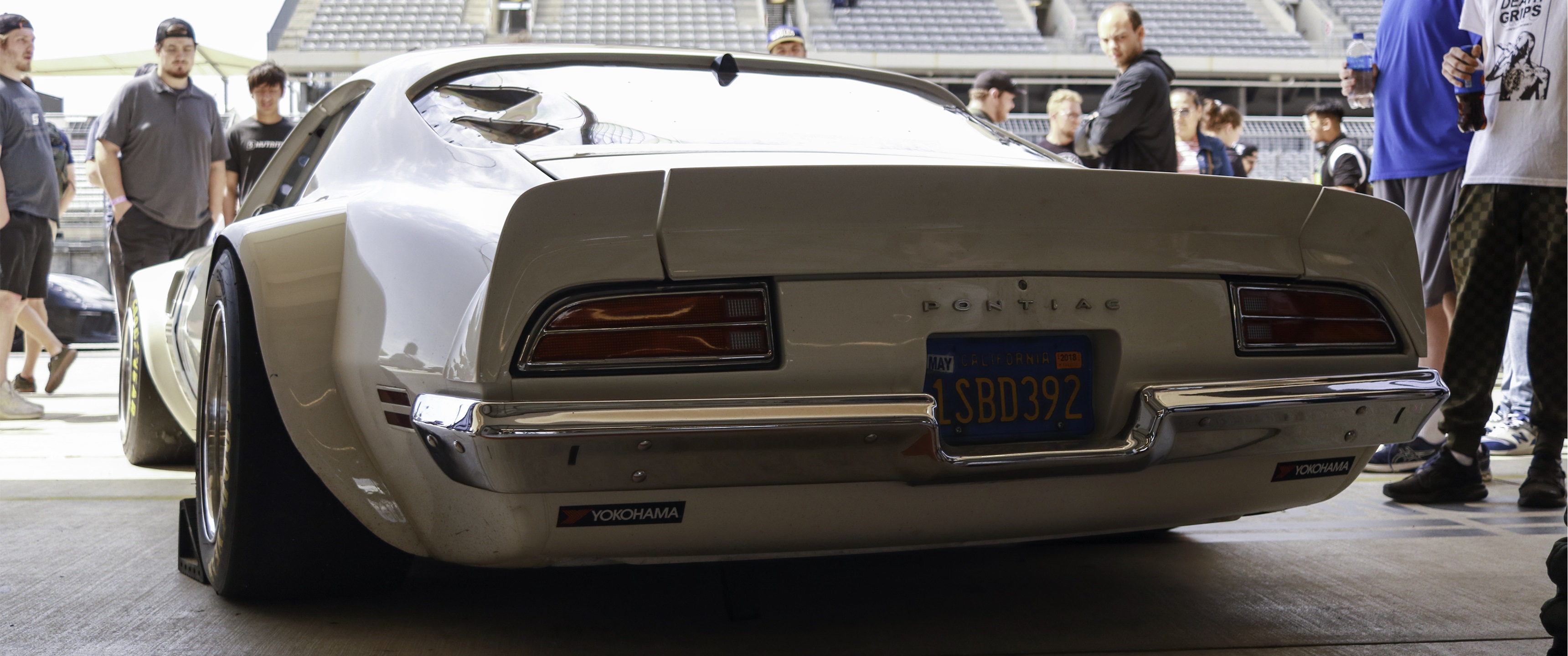 Trans Am Pontiac Car Rear View Licence Plates 3440x1440