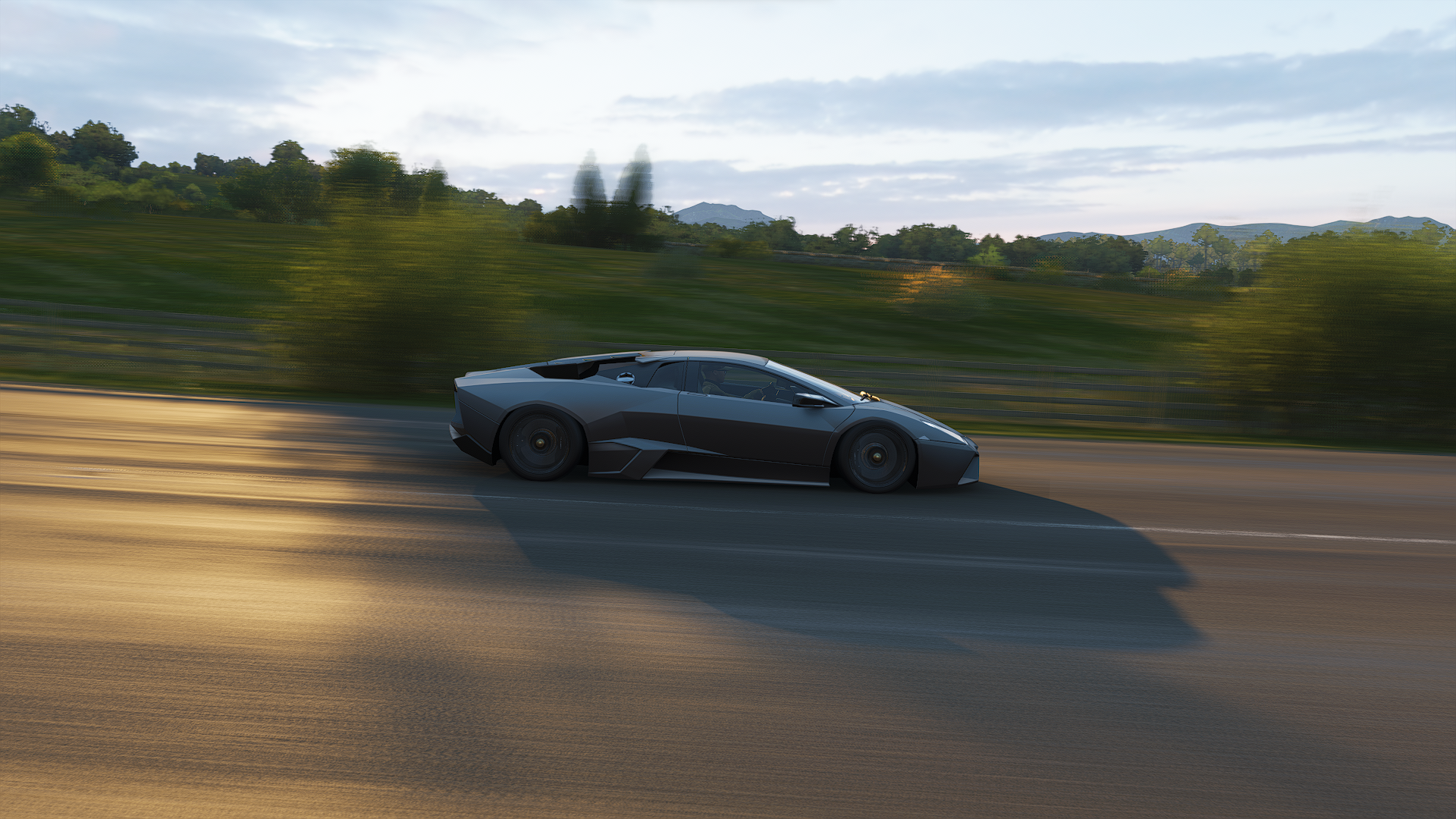 Forza Forza Horizon Forza Horizon 4 Car CGi Lamborghini Lamborghini Reventon Driving Video Games Blu 1920x1080