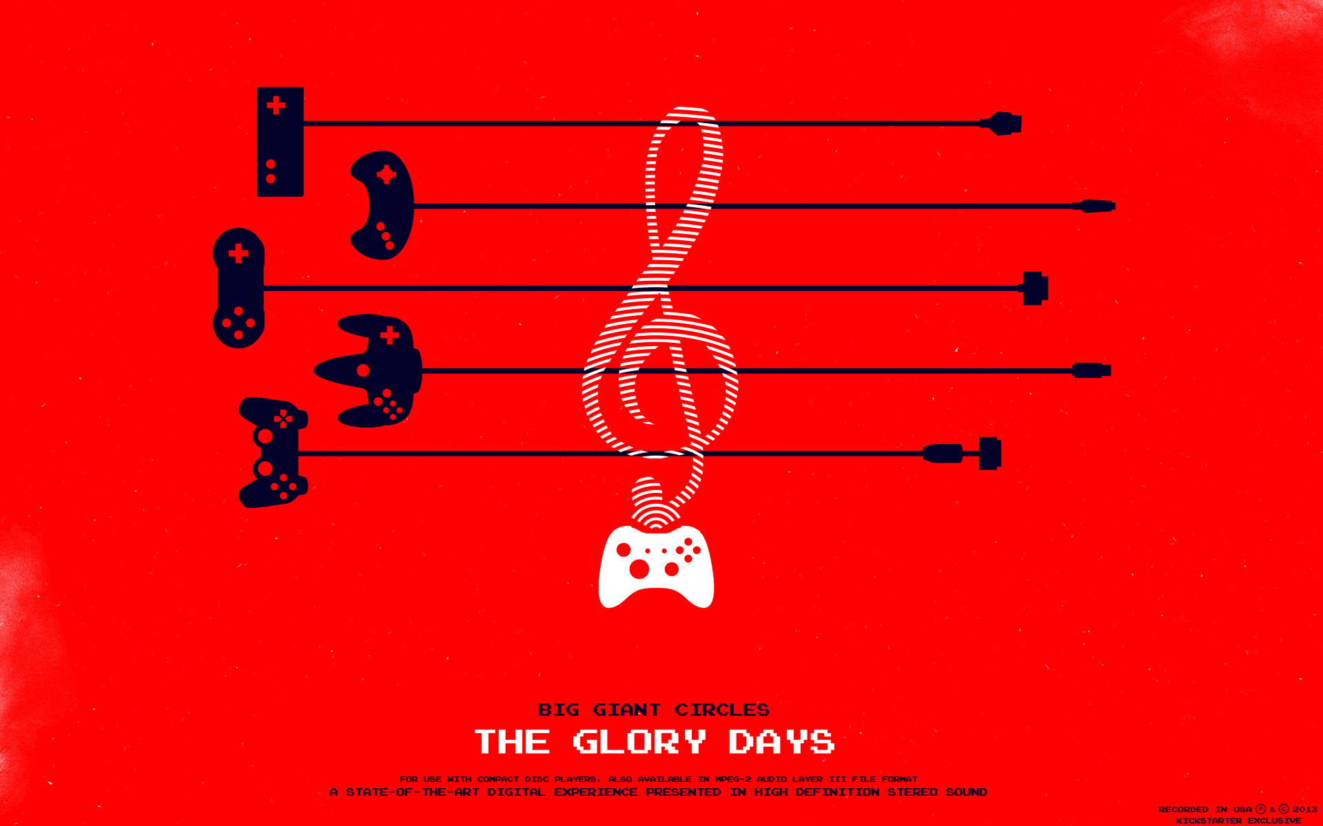 Big Giant Circles The Glory Days Music Red Background Controllers Watermarked 1920x1200