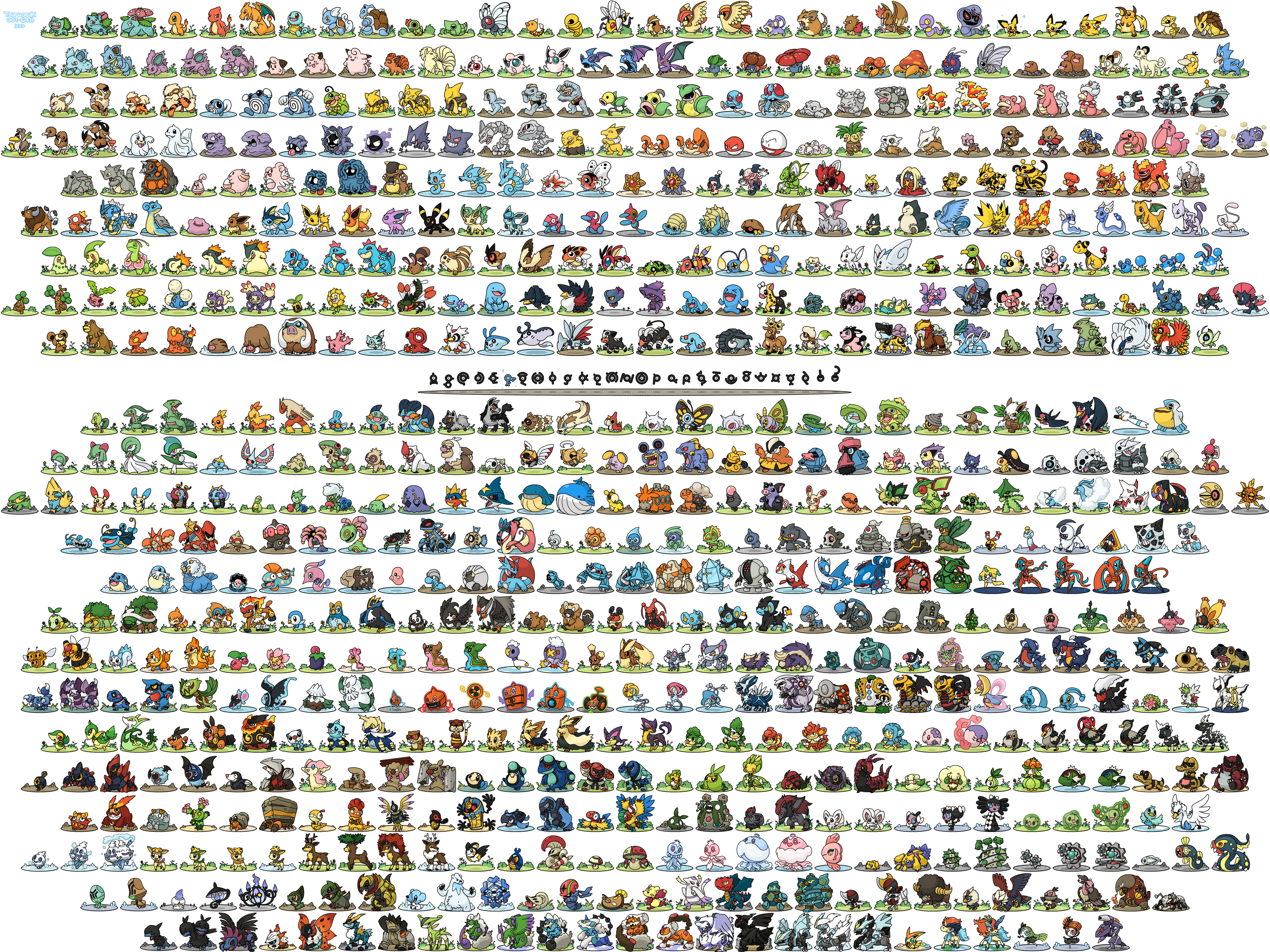 Pokemon Collage Anime 3200x2400