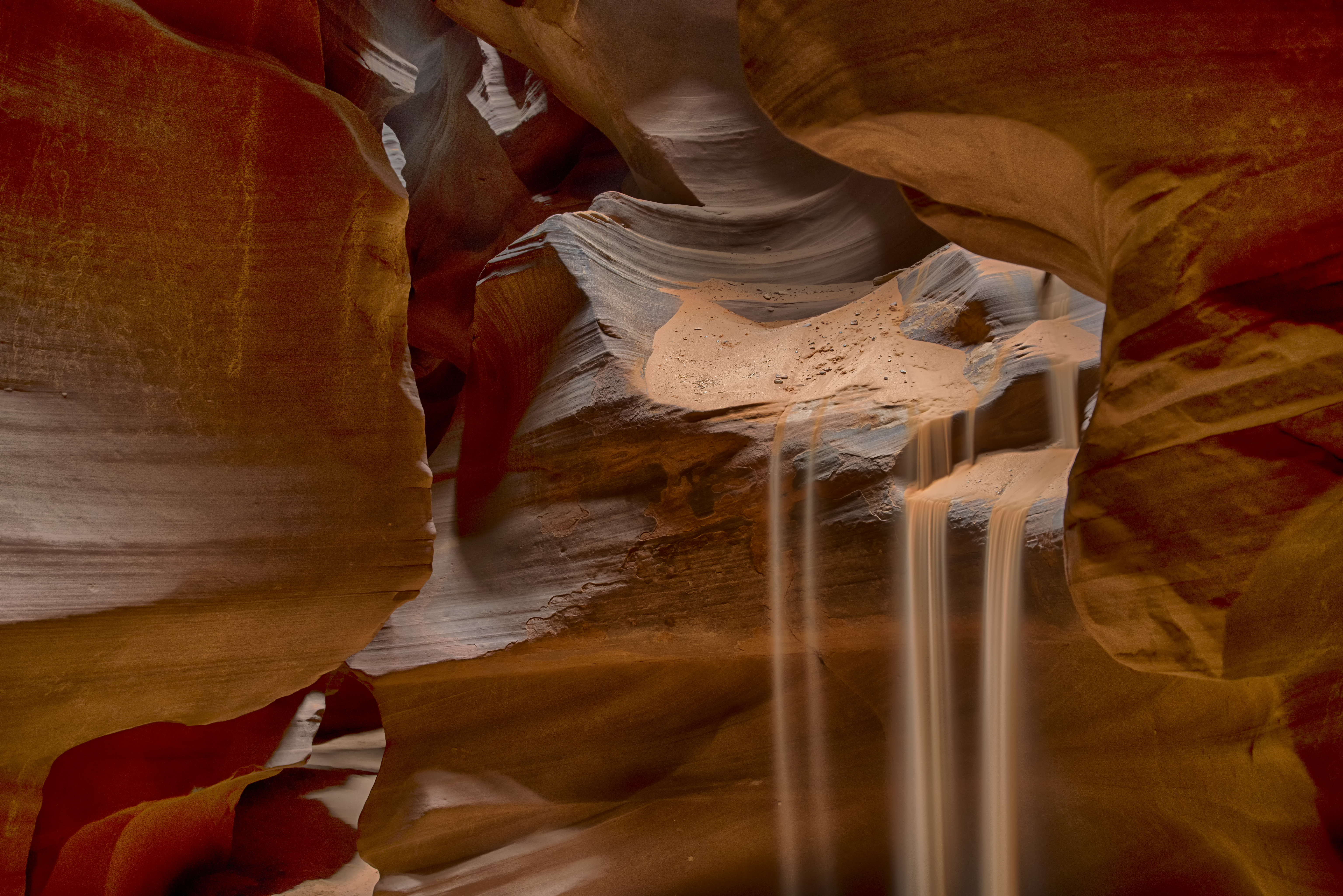 Antelope Canyon Navajo Tribal Park Arizona Simple Background Sand Photography 6143x4100
