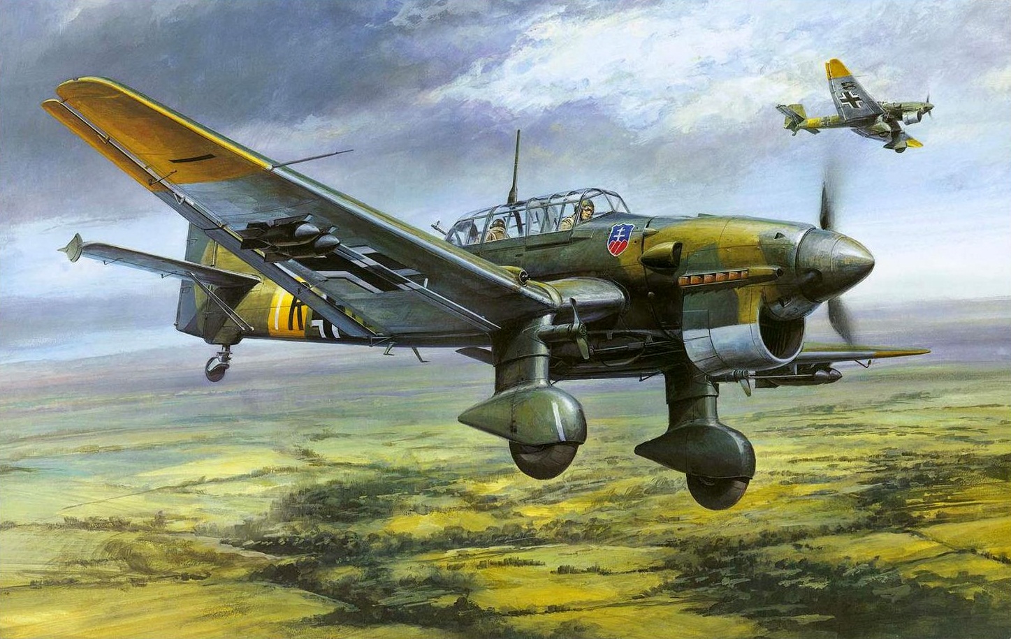 World War Ii Military Military Aircraft Aircraft Airplane Boxart Luftwaffe Germany Junkers Ju 87 Stu 1447x915