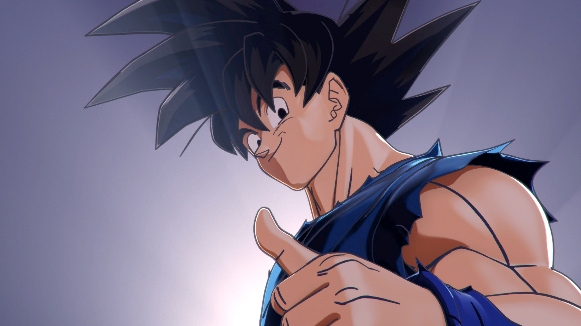 Dragon Ball Xenoverse 2 Anime Men CGi Video Game Art Muscles Son Goku Looking At Viewer Thumbs Up Sm 1920x1080