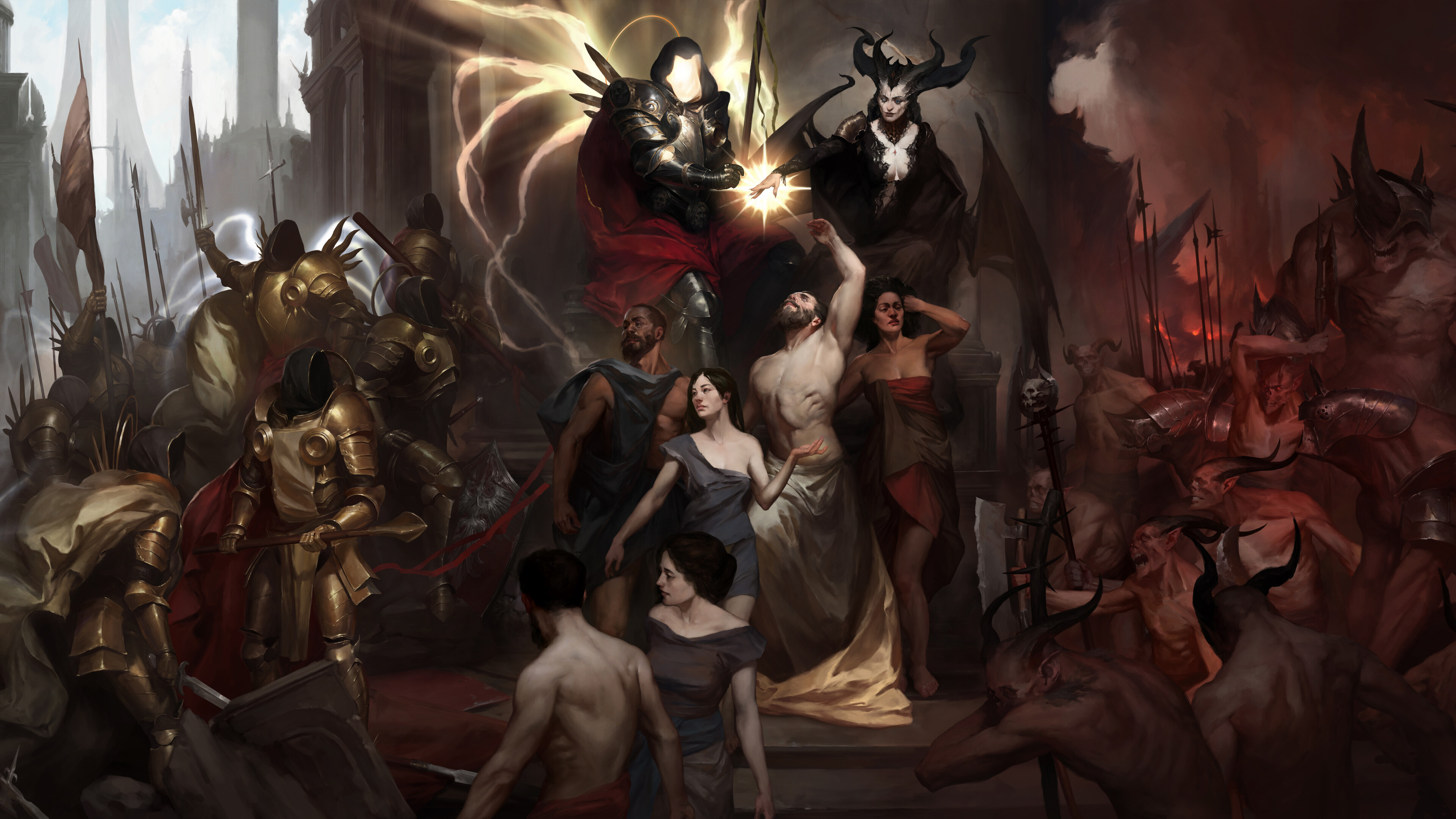 Diablo IV Lilith Diablo Digital Art Video Games 3840x2160