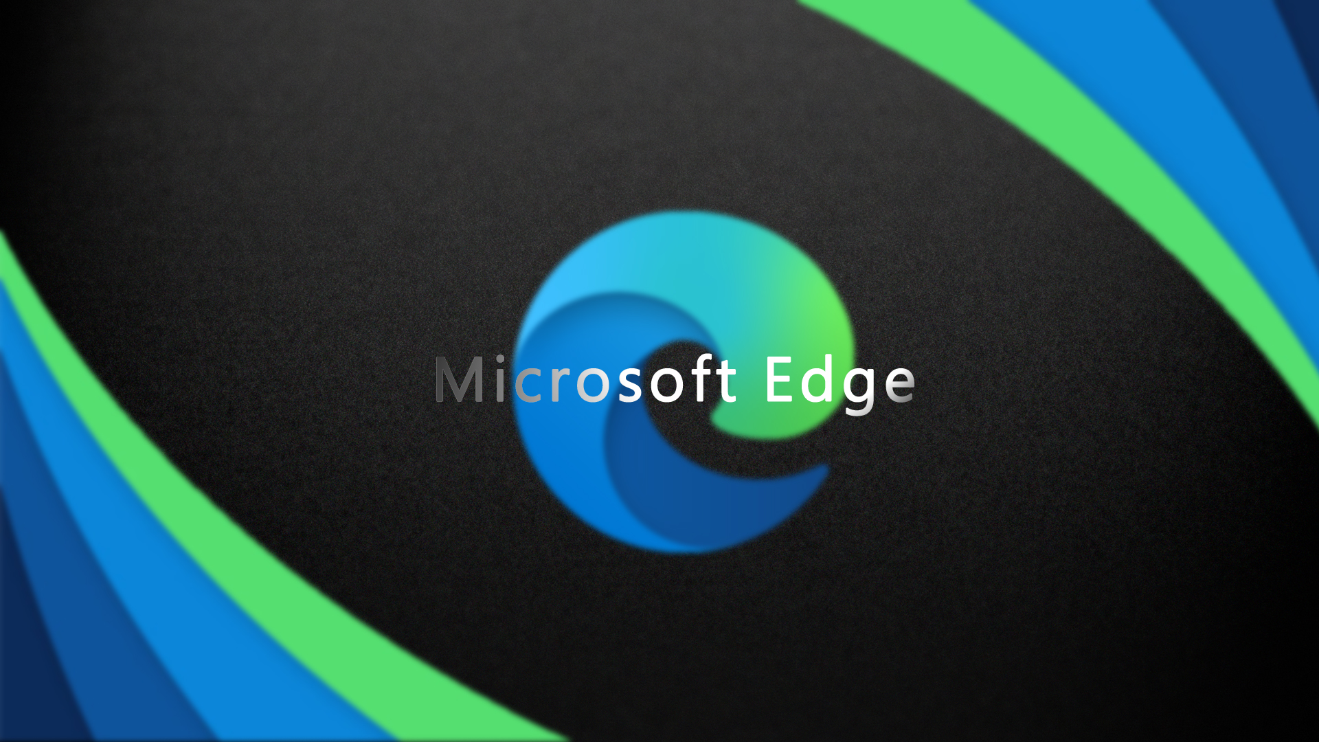 Logo Browser Edge Simple Background Minimalism 1920x1080