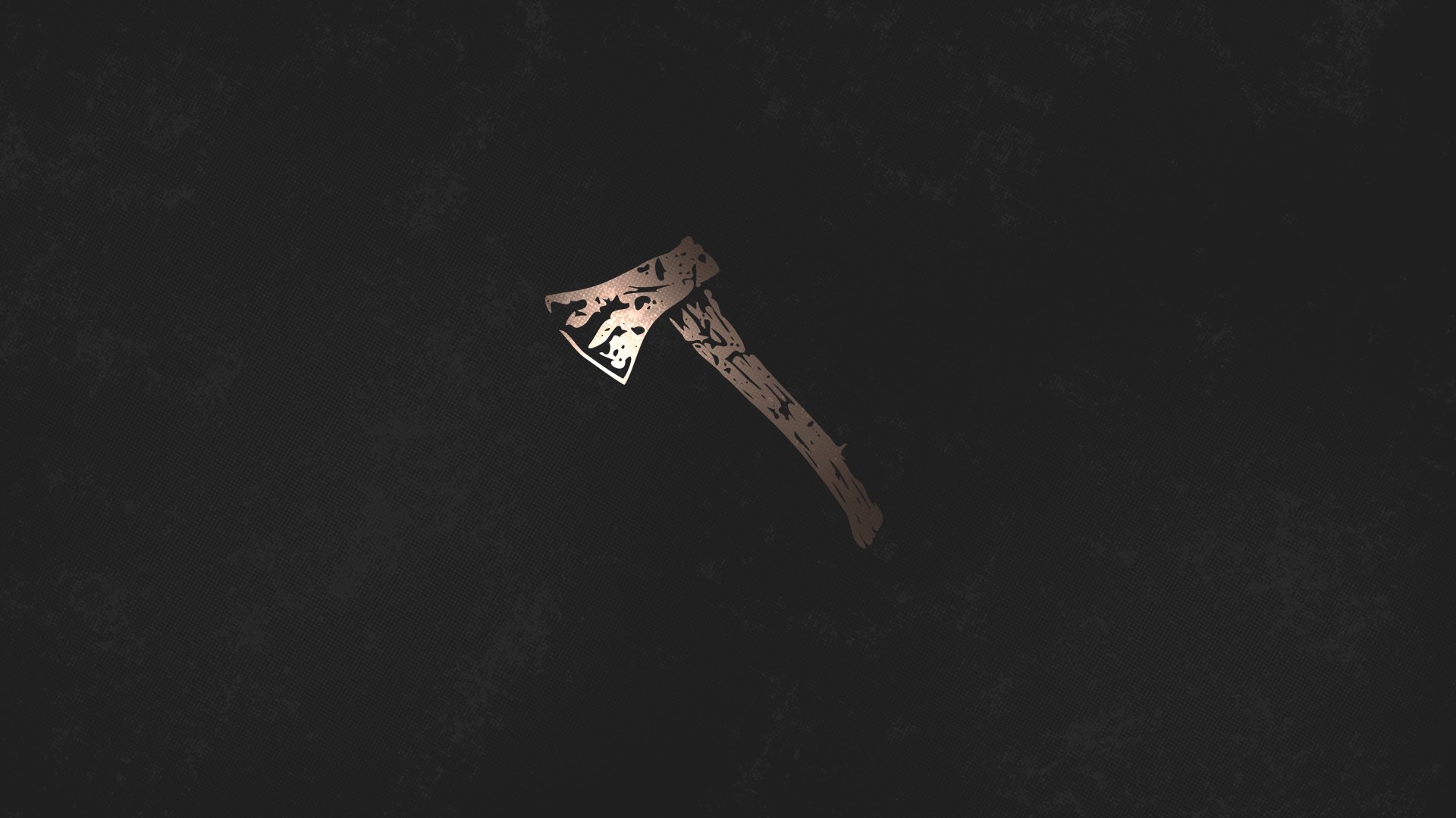 Dead By Daylight Minimalism Game Art Video Games Icon Gray Background Axes 1920x1080