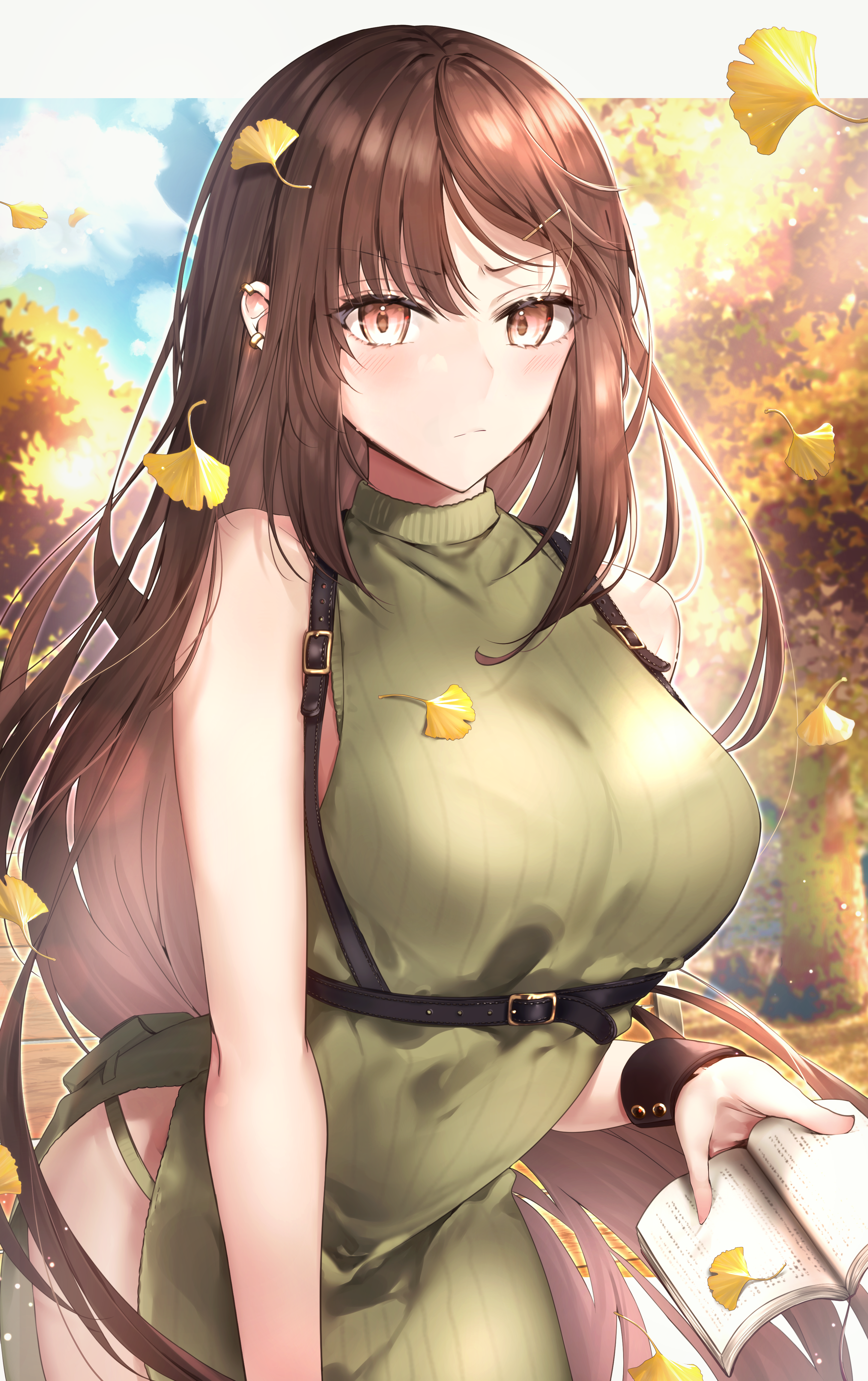 Anime Anime Girls Fate Series Fate Grand Order Consort Yu Fate Grand Order Long Hair Brunette Artwor 2895x4601