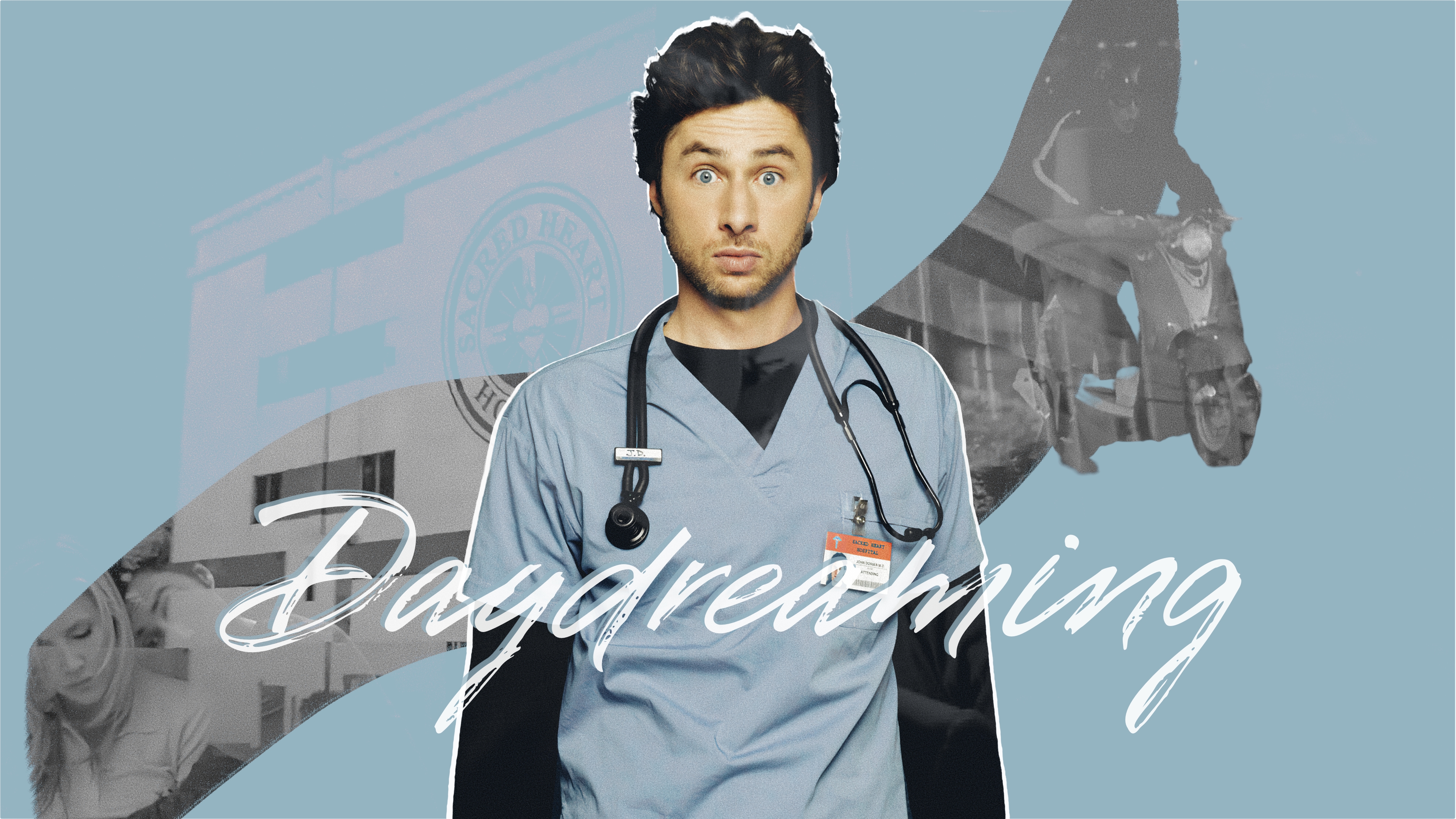 Scrubs TV Zach Braff 3840x2160