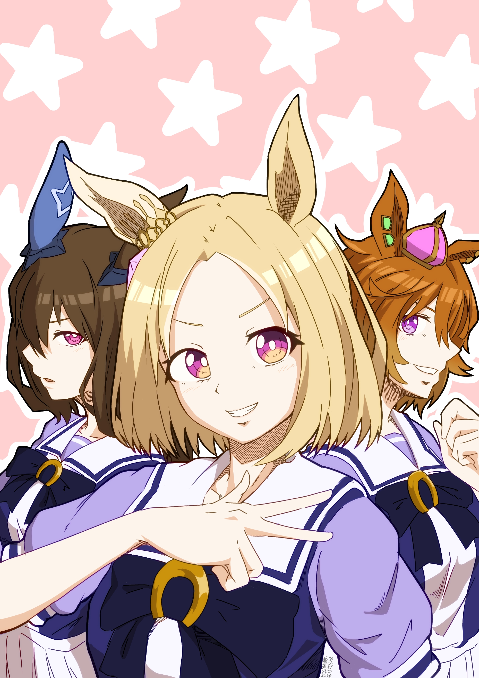 Anime Anime Girls Uma Musume Pretty Derby Horse Girls Animal Ears Admire Vega Uma Musume Narita Top  1860x2631