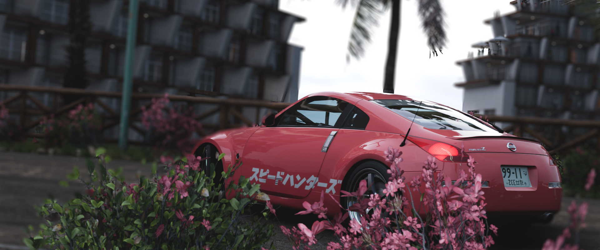 Forza Horizon 5 Nissan 350Z Video Game Art Car Video Games 1920x800