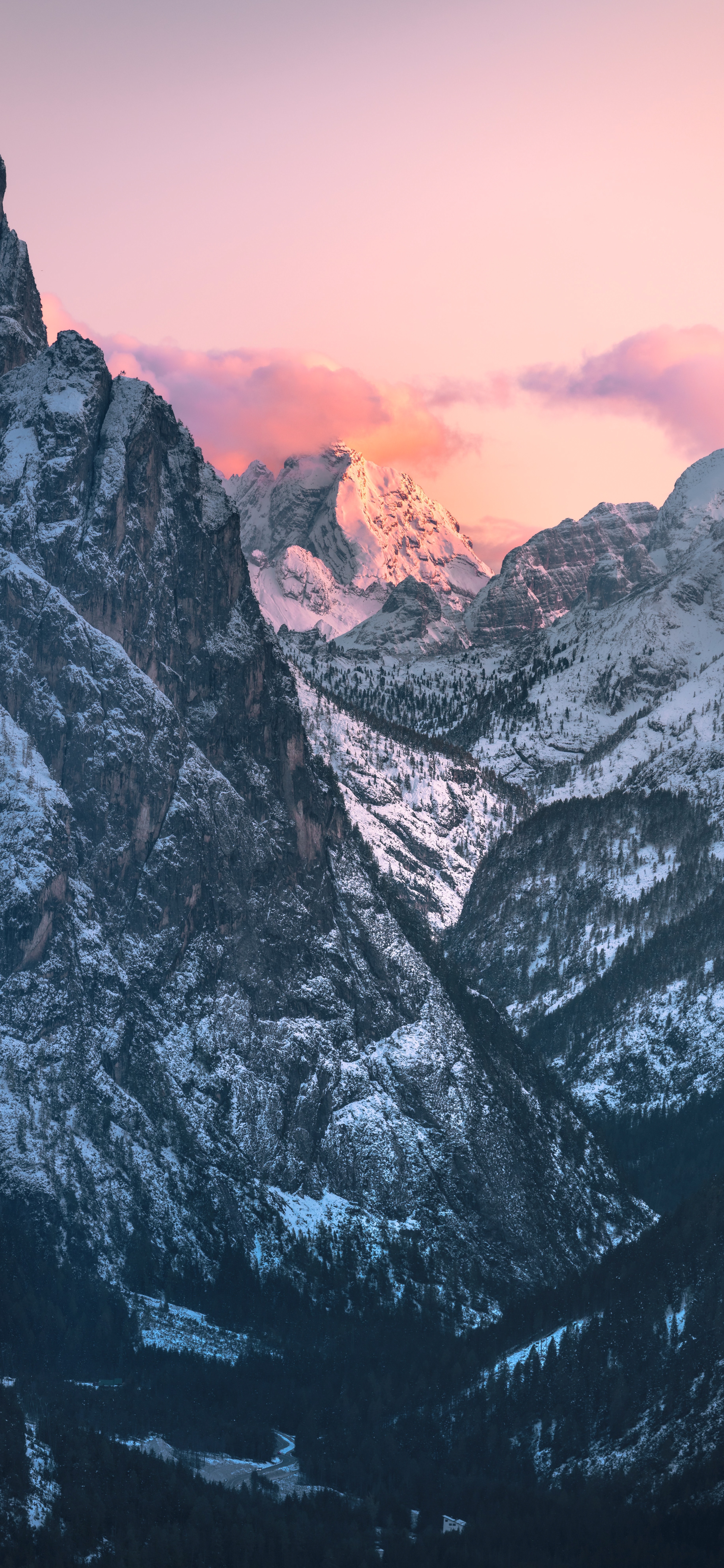 Cellphone Nature Vertical Mountains Snow 3675x7952