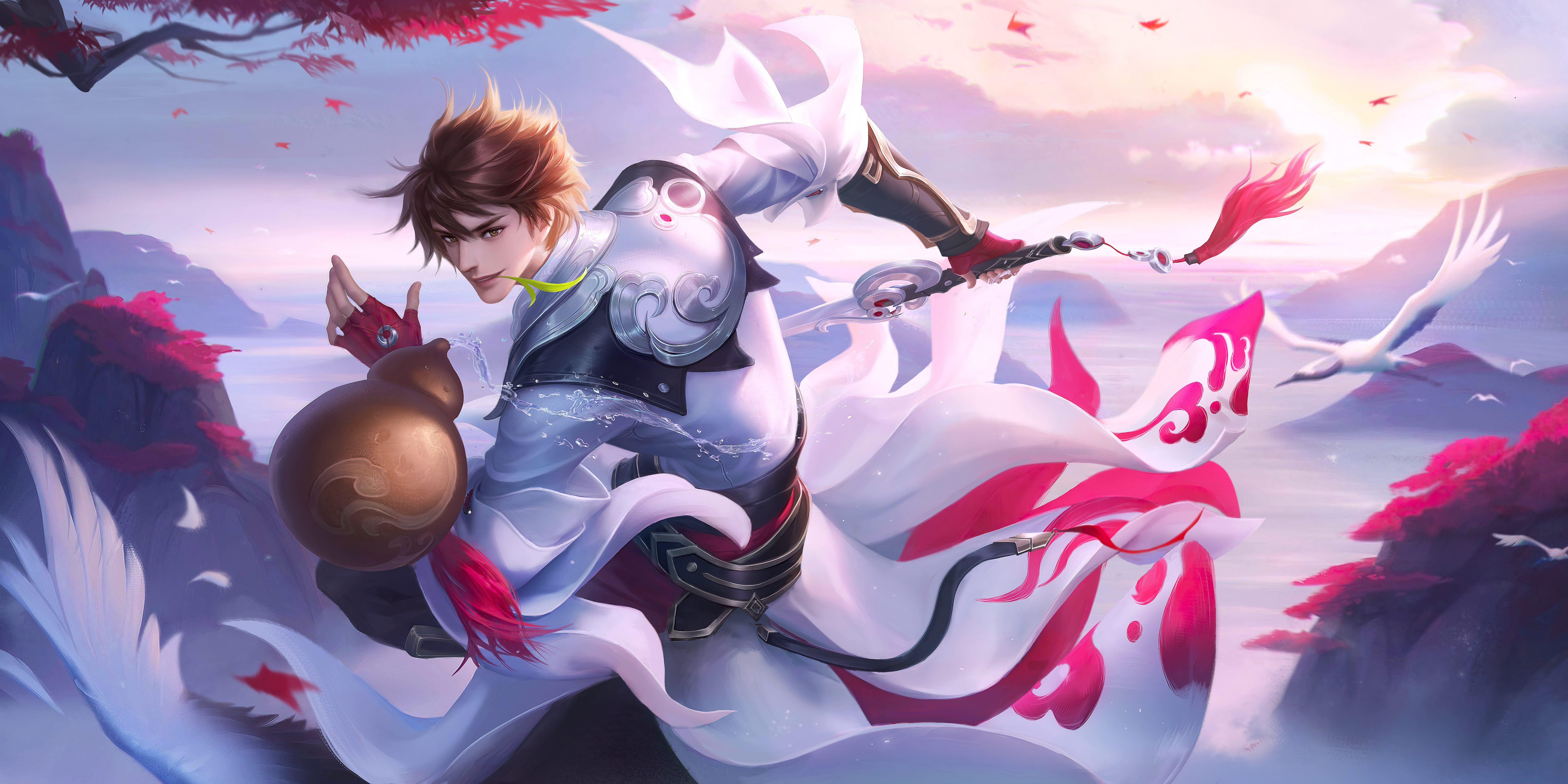 Honor Of Kings Game Characters Video Game Characters Fantasy Art Fantasy Men Video Games Anime Games 6397x3200