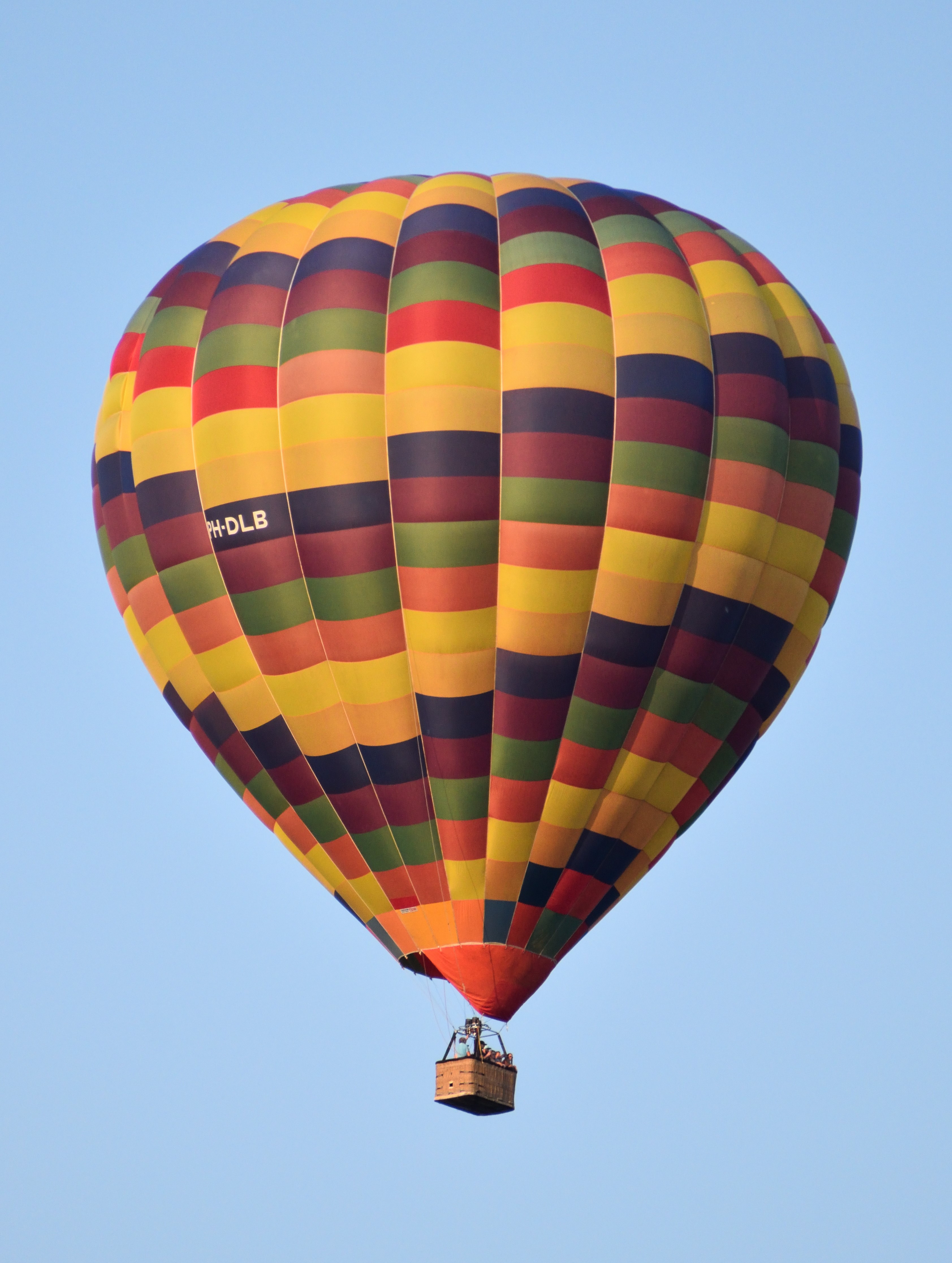 Hot Air Balloons Clear Sky Transport Colorful Photography Minimalism 3367x4466
