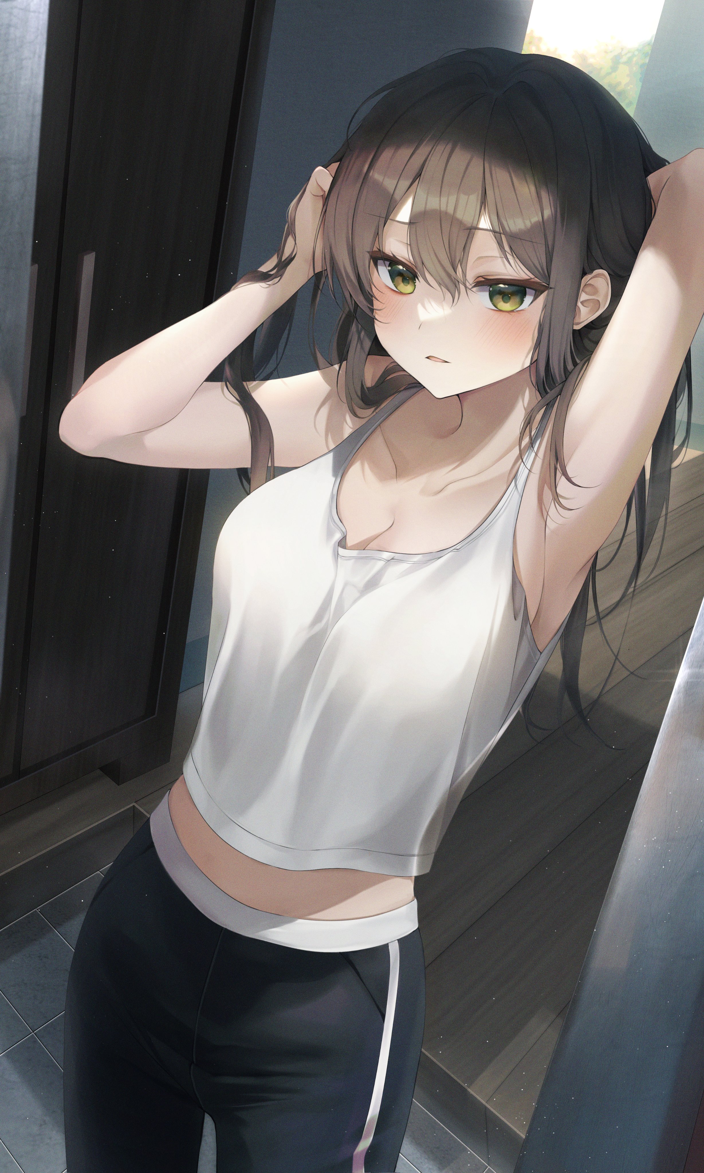 Anime Girls Anime Digital Digital Art Artwork 2D Pixiv Looking At Viewer Portrait Portrait Display V 2458x4096