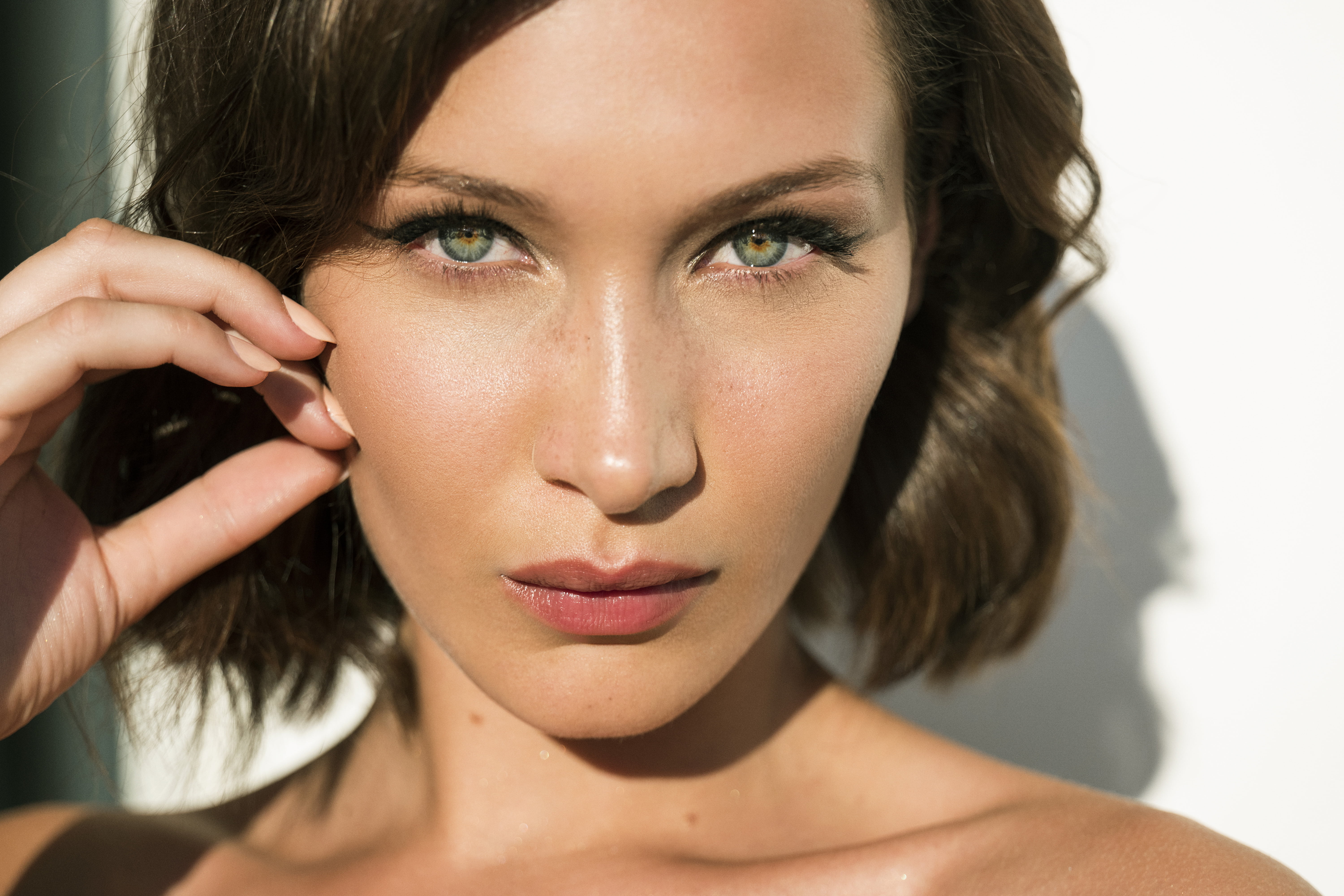 Celebrity Model Bella Hadid Women Face 6000x4000